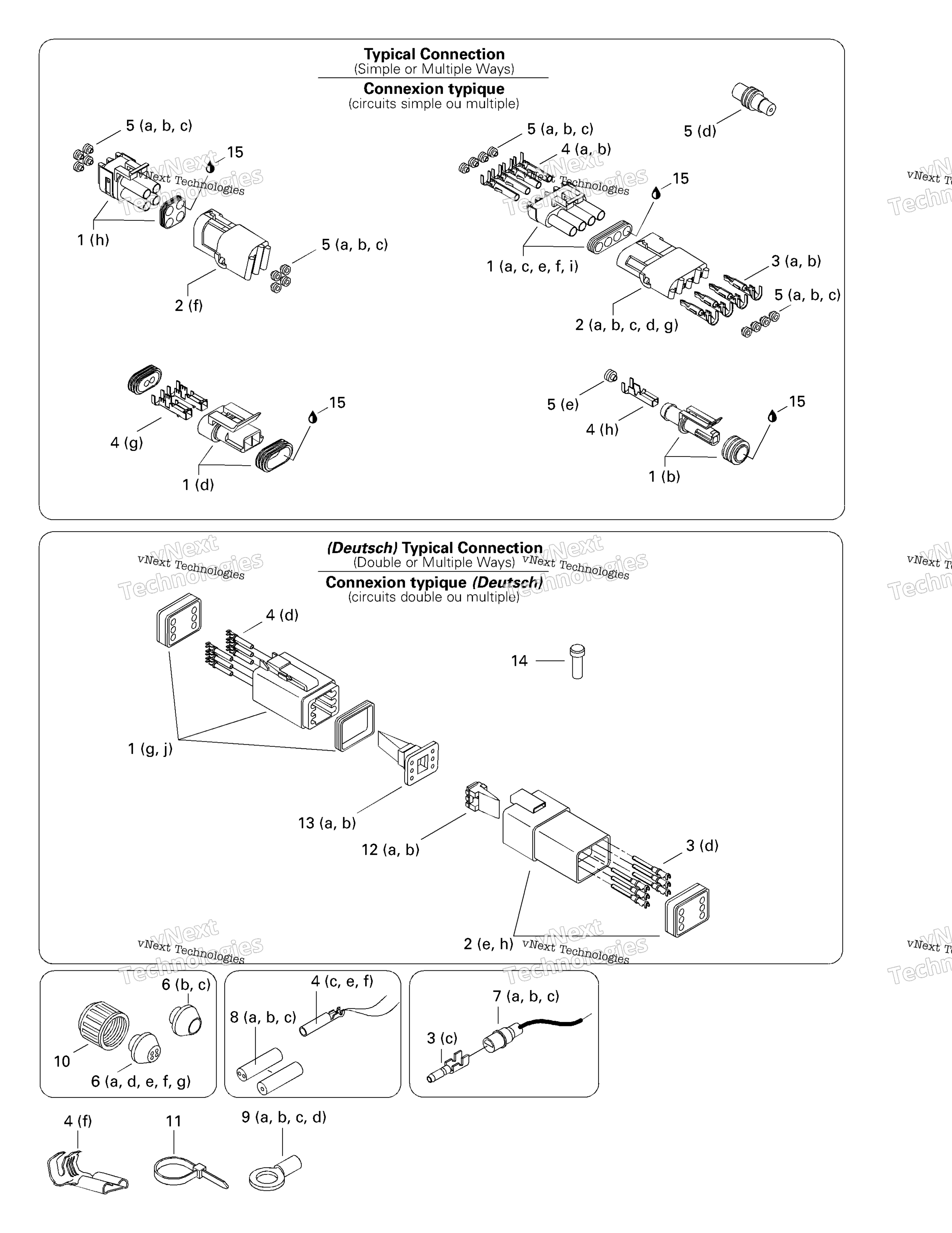 Typical электрооборудование Connections