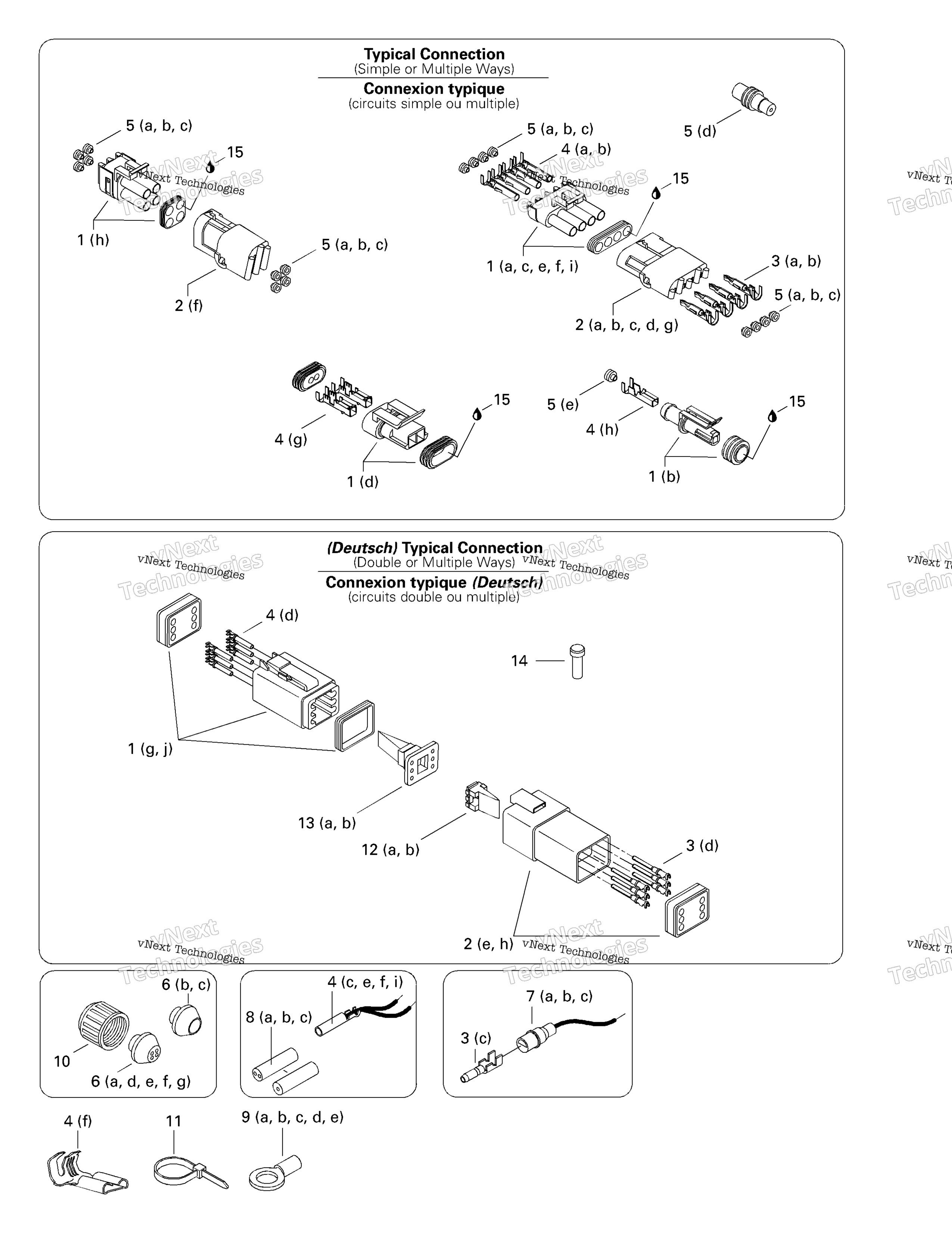Typical электрооборудование Connections