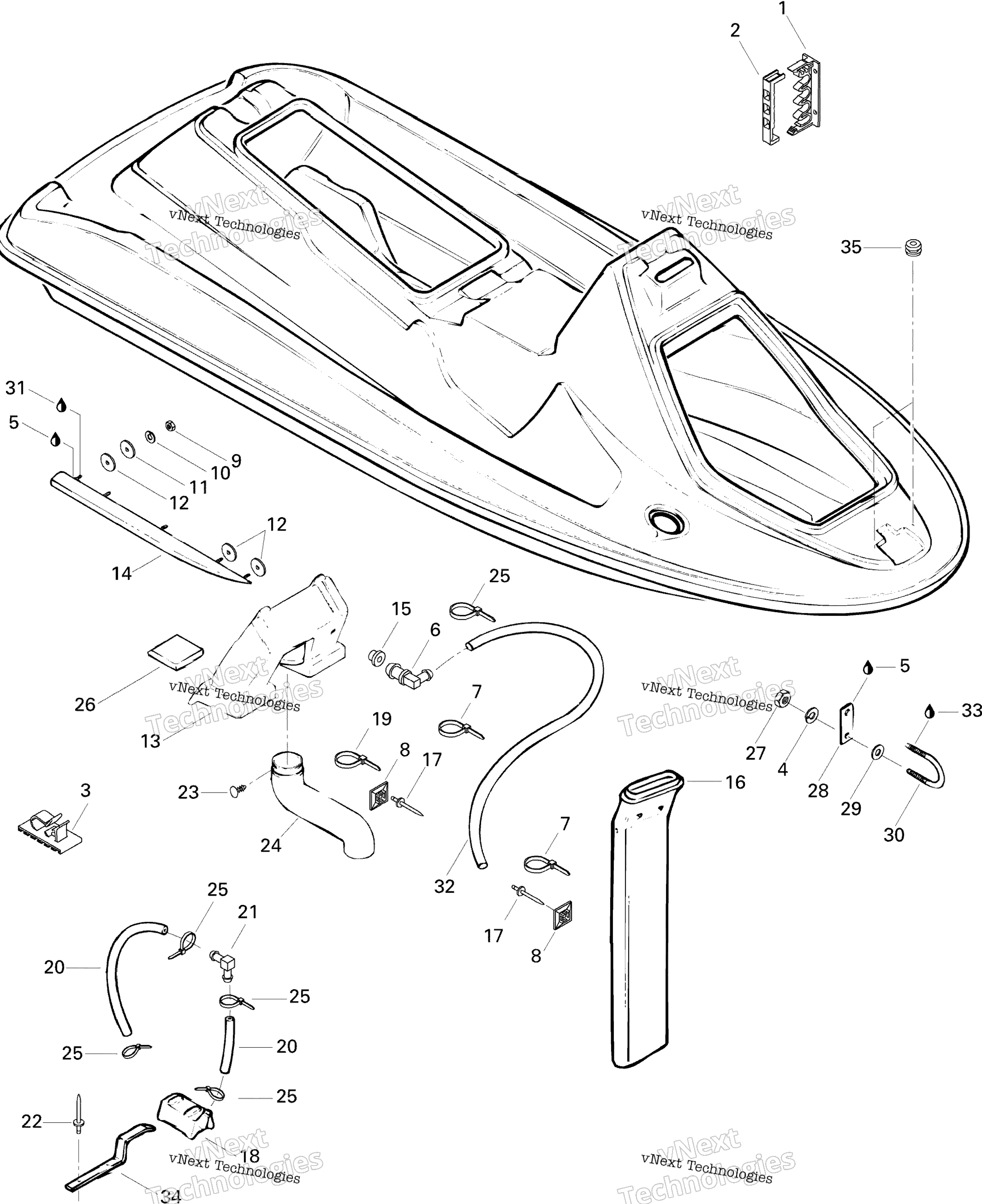 Body, передний View Gti