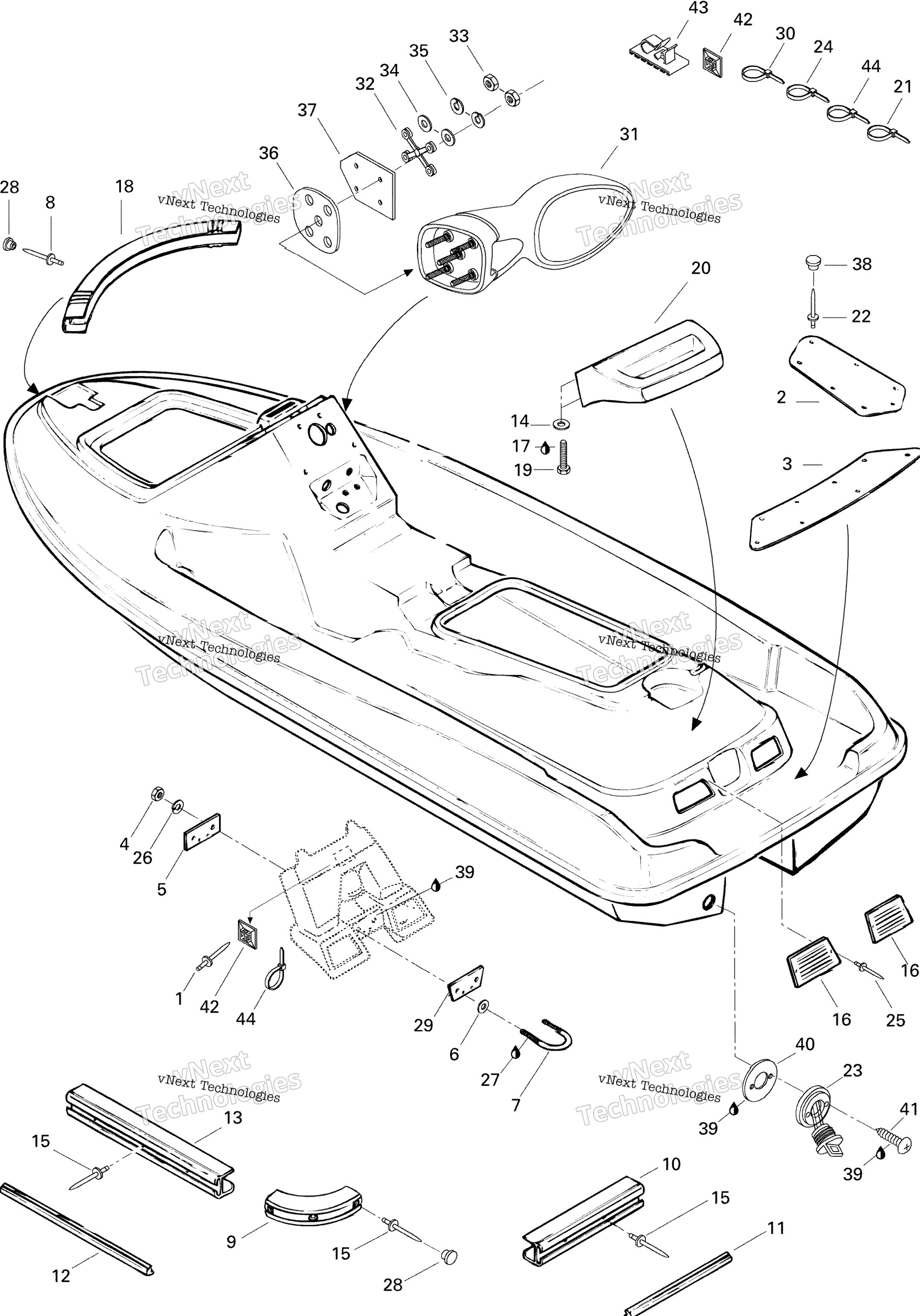 Body, задний View Gts