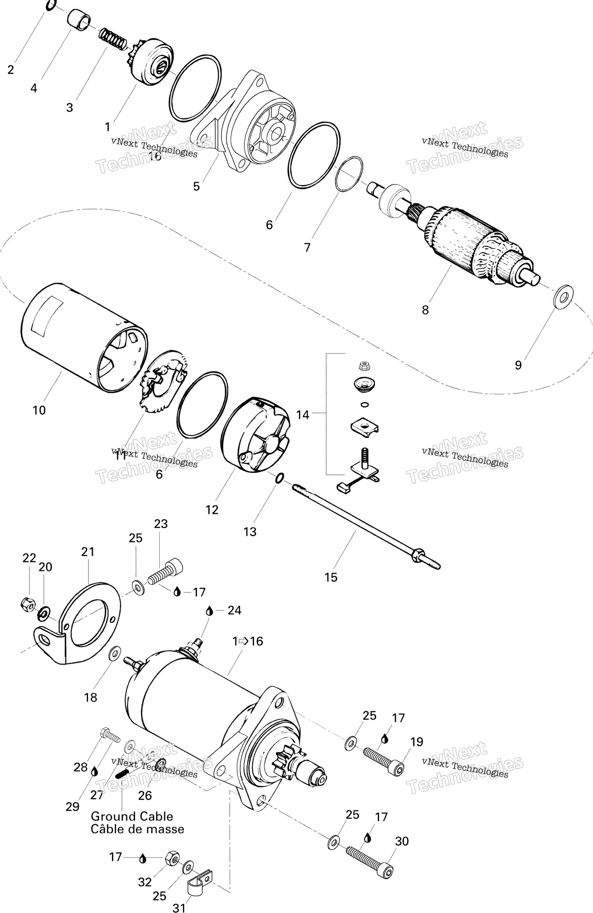 Электрооборудование Starter