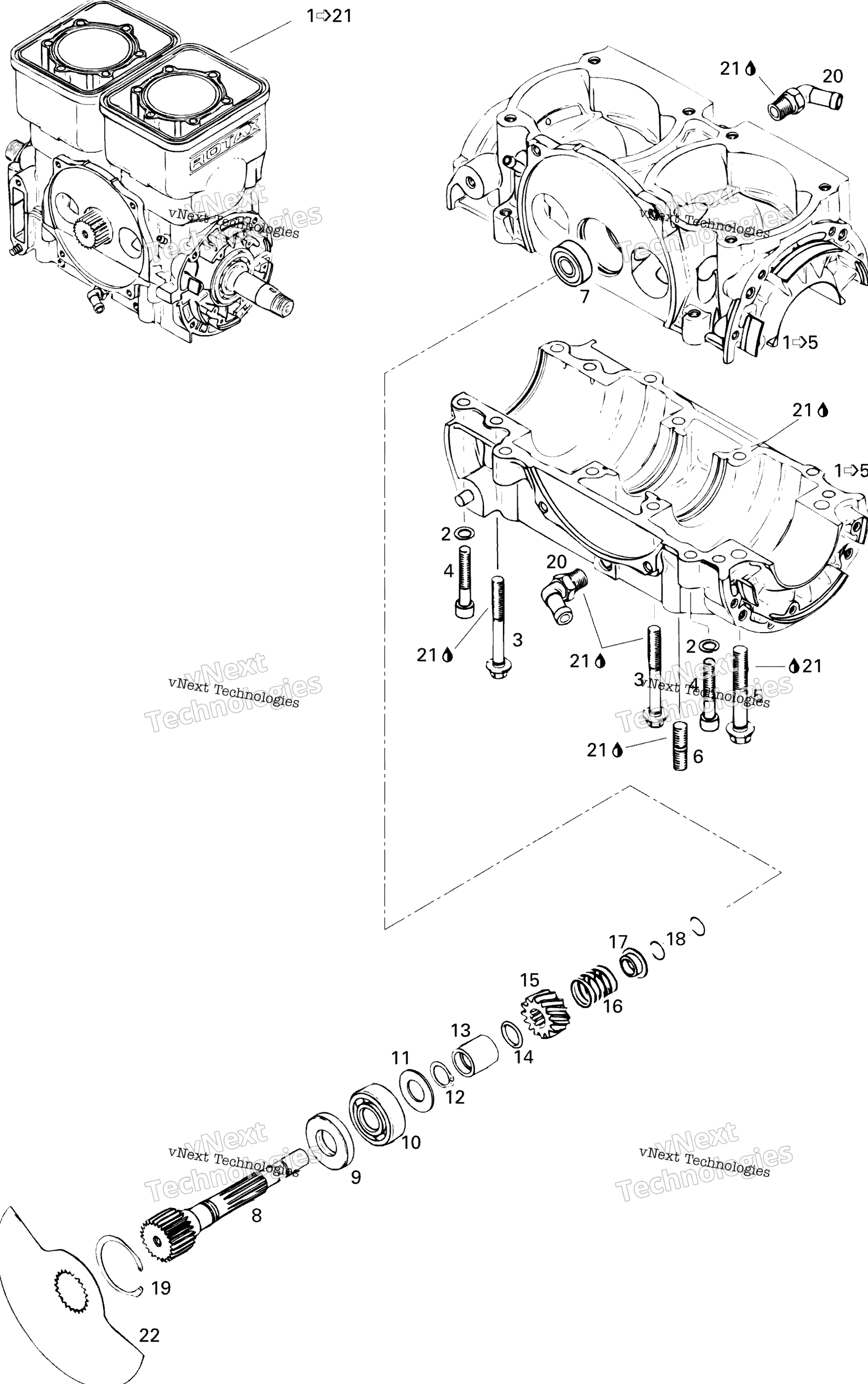 Картер And Rotary Valve