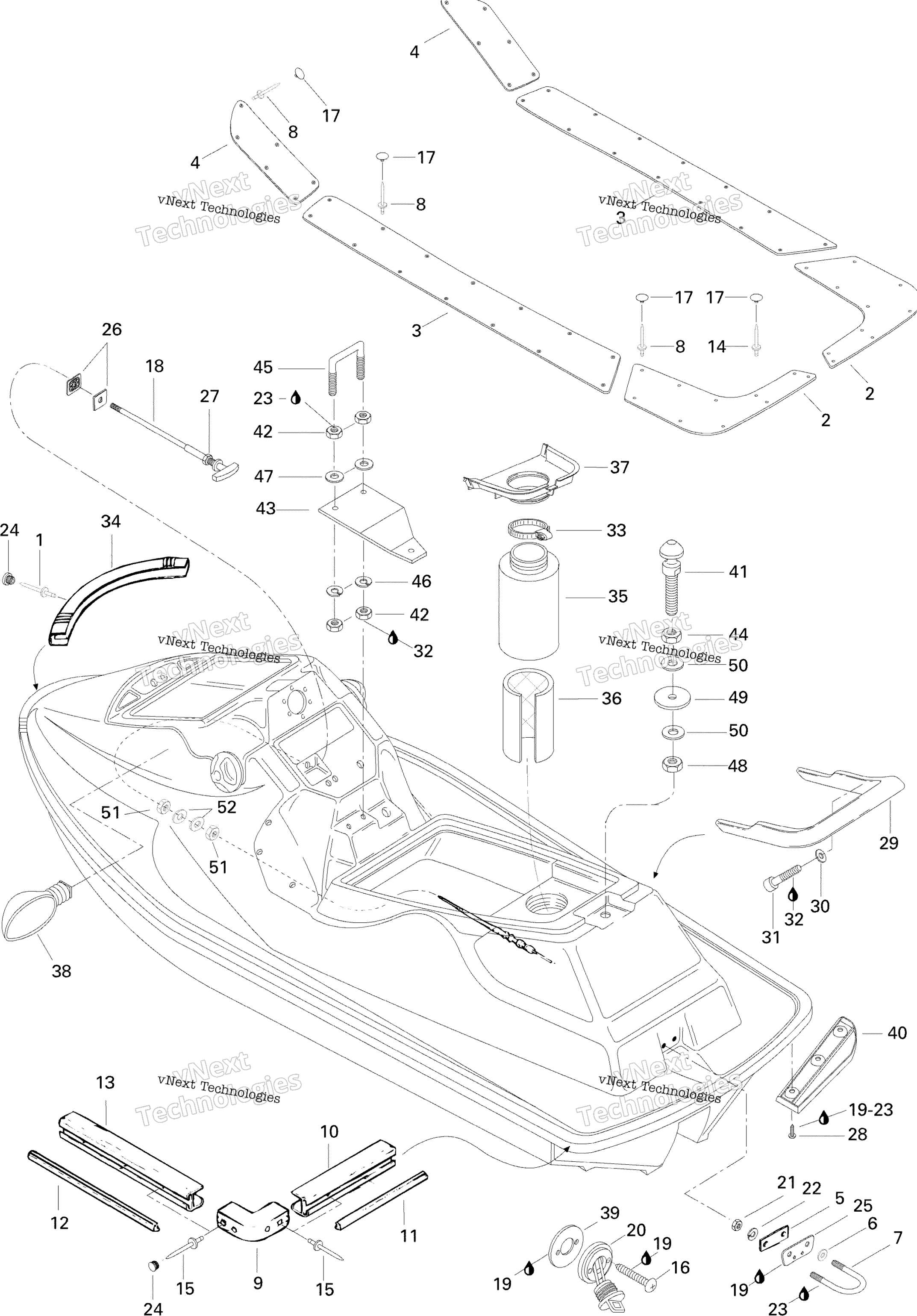 Body, задний View Spx