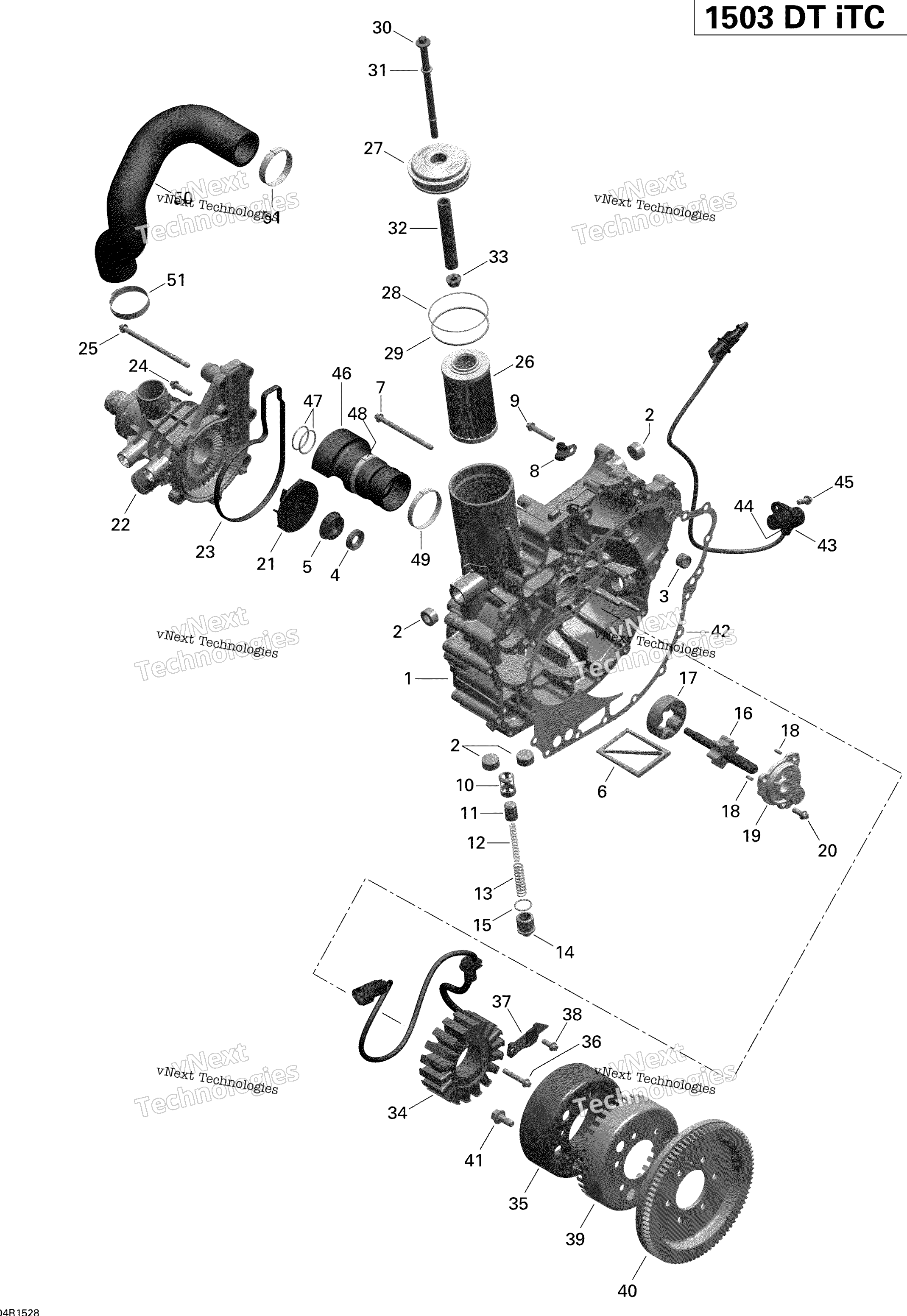 Pto Cover And Magneto