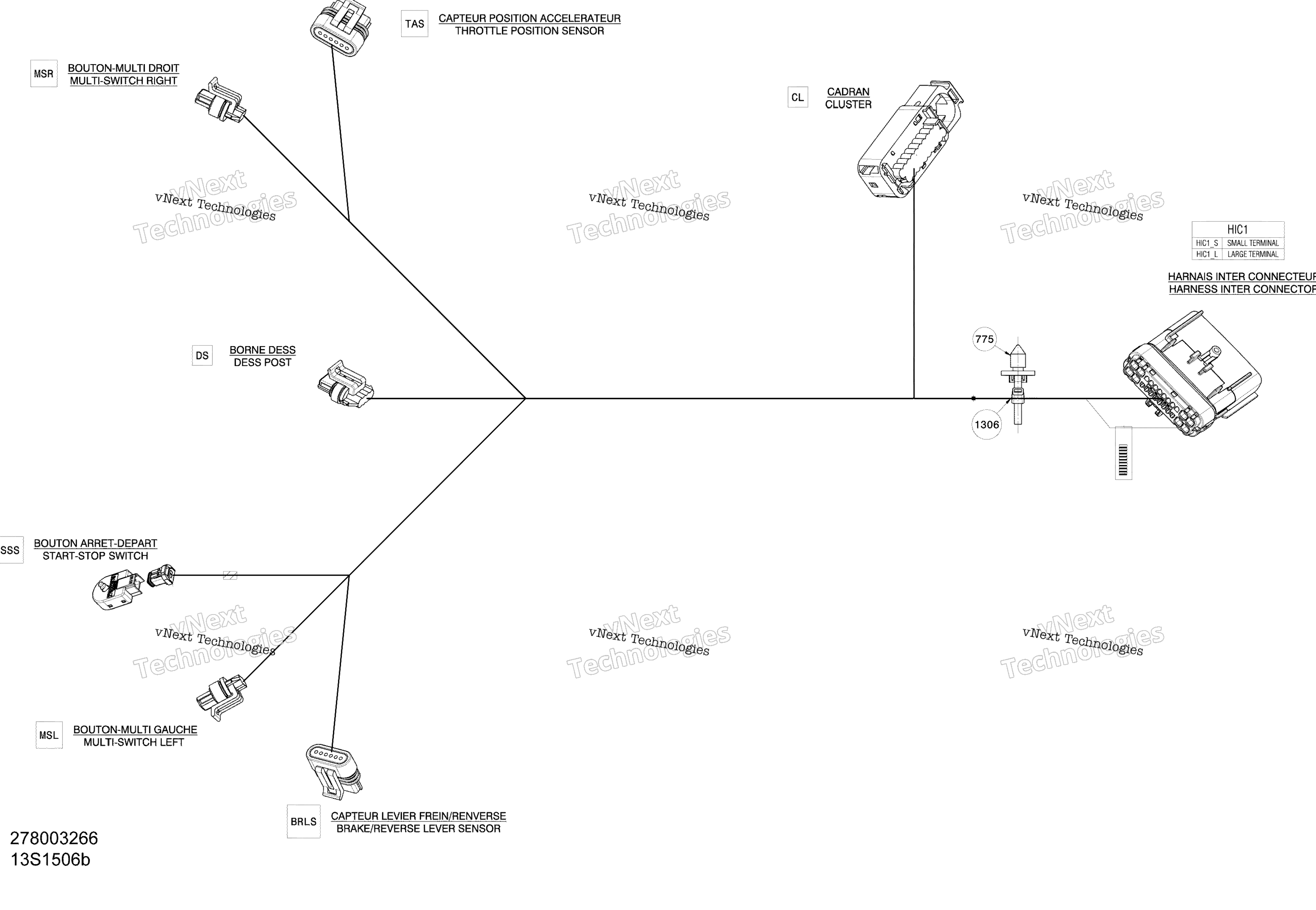 Электрооборудование Harness Steering