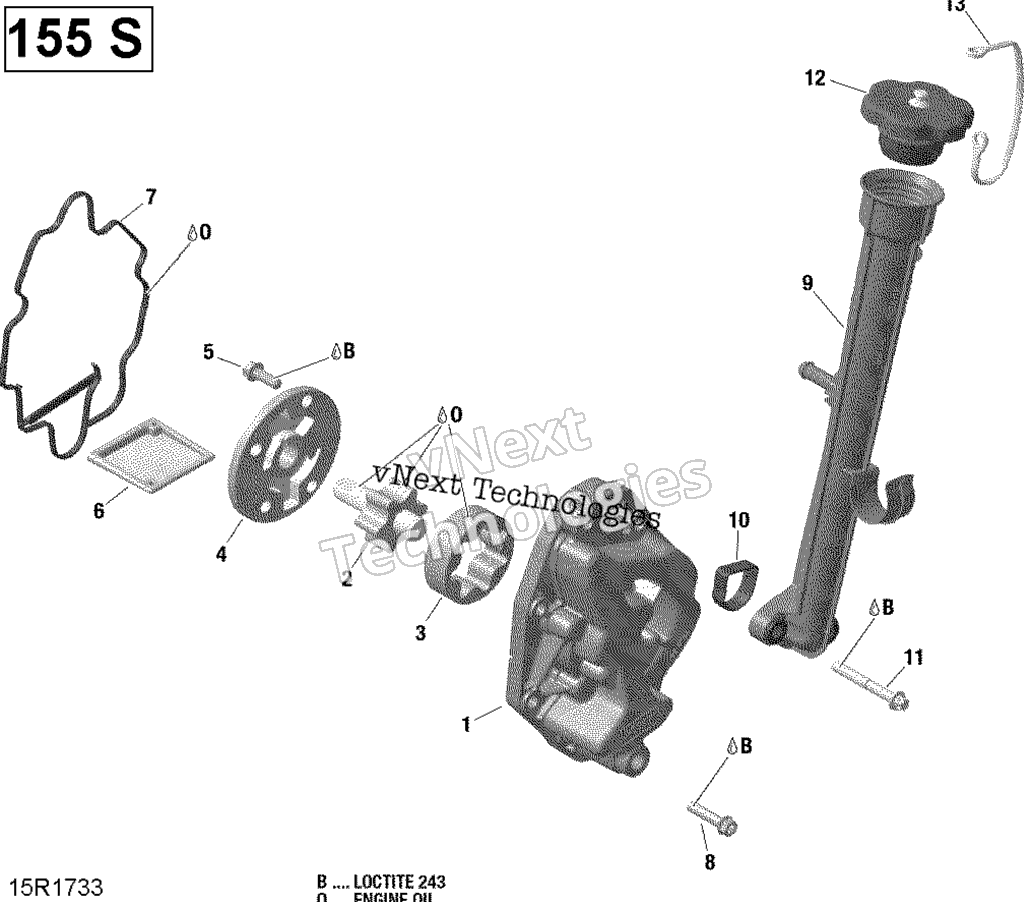 масляный Separator 155 Model With подвеска