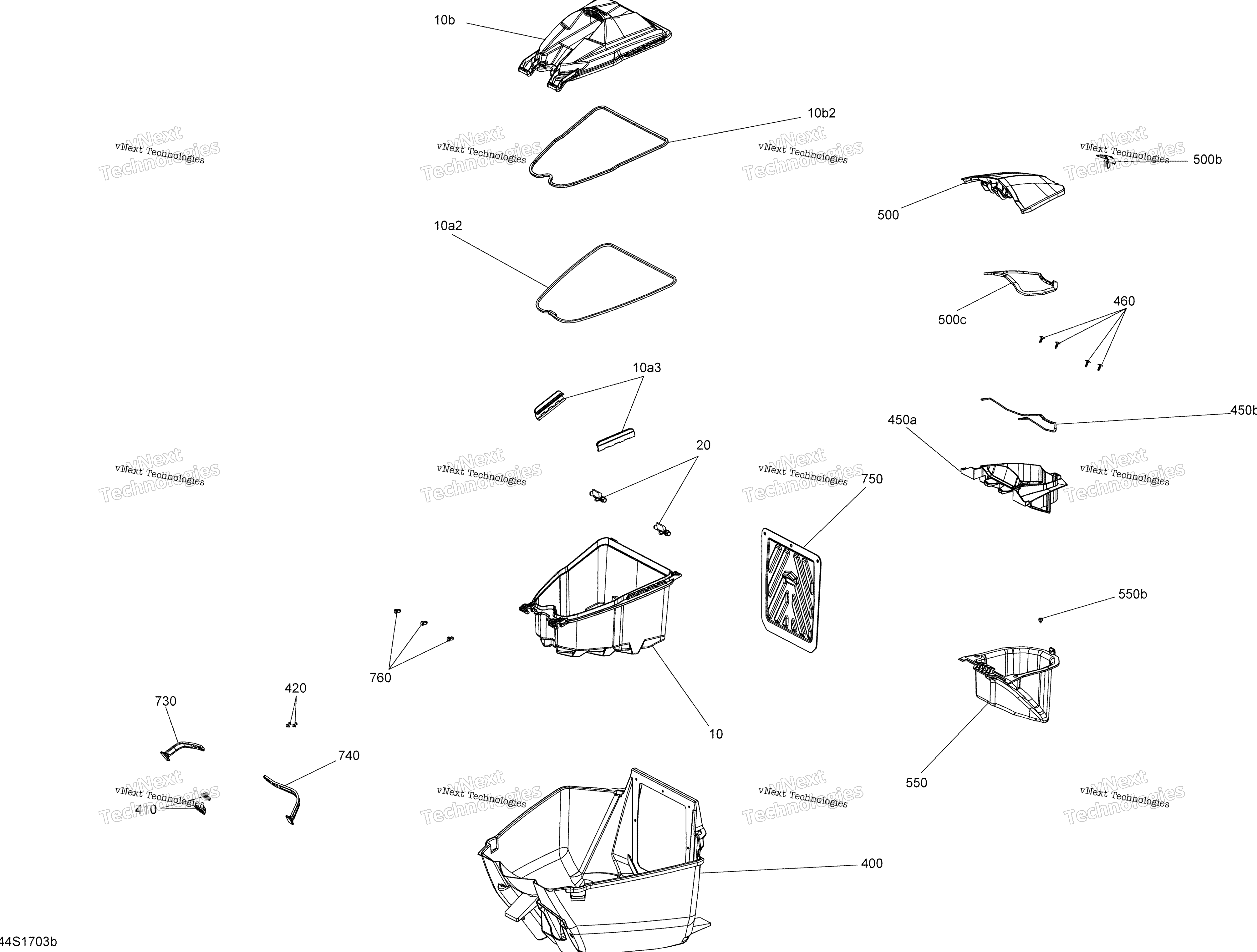 Storage Compartments All Models