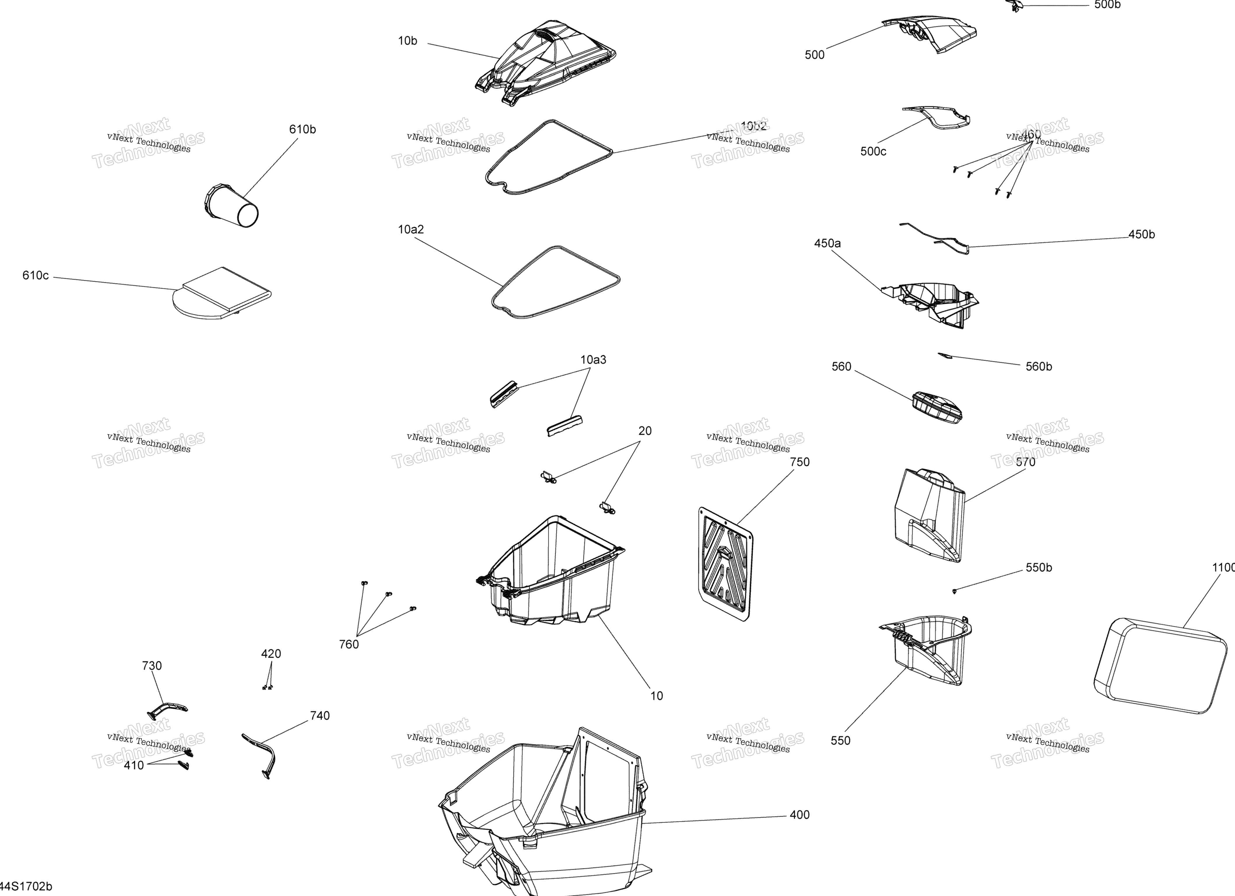 Storage Compartments Model Without подвеска