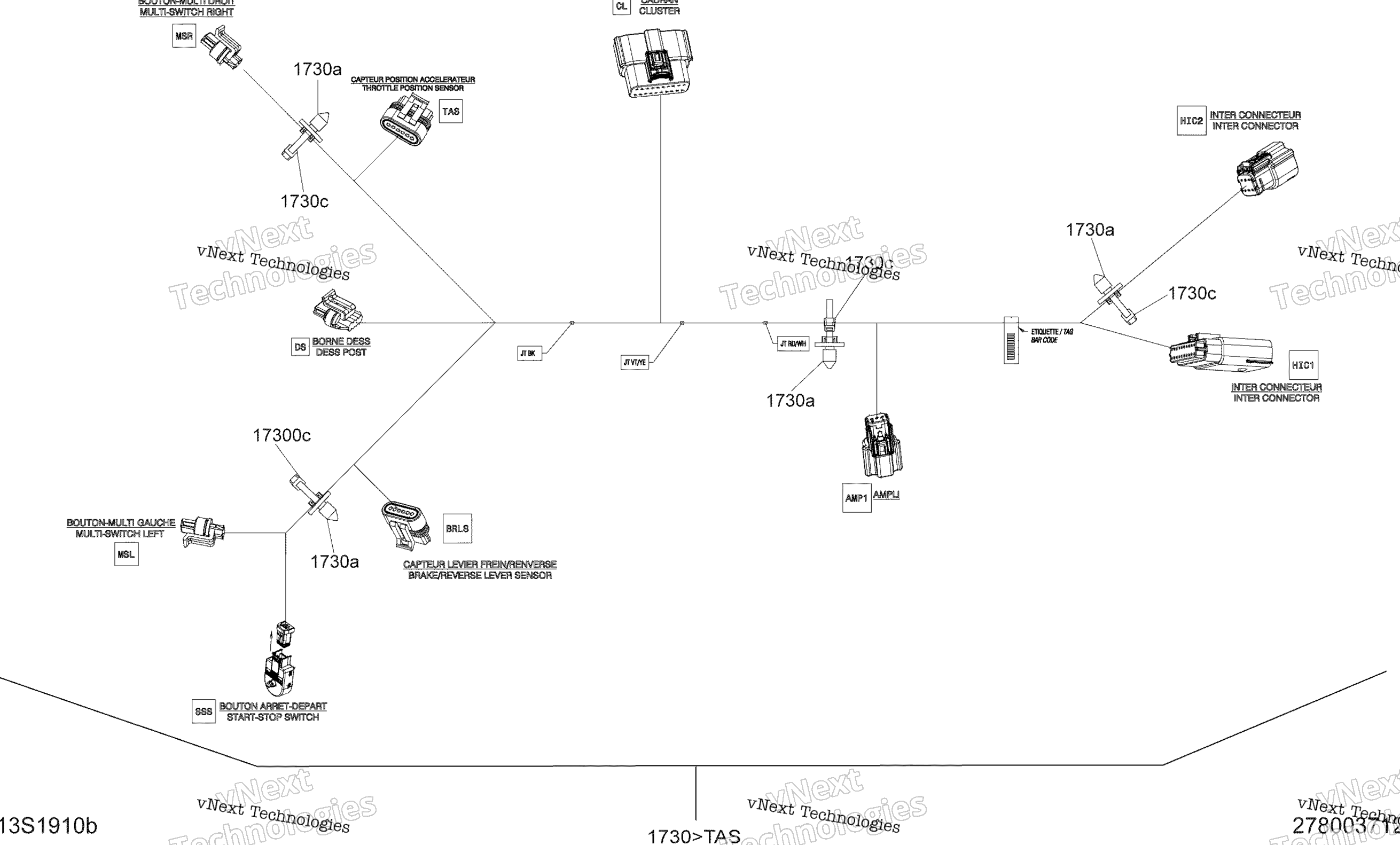 Рулевое управление Harness 278003712