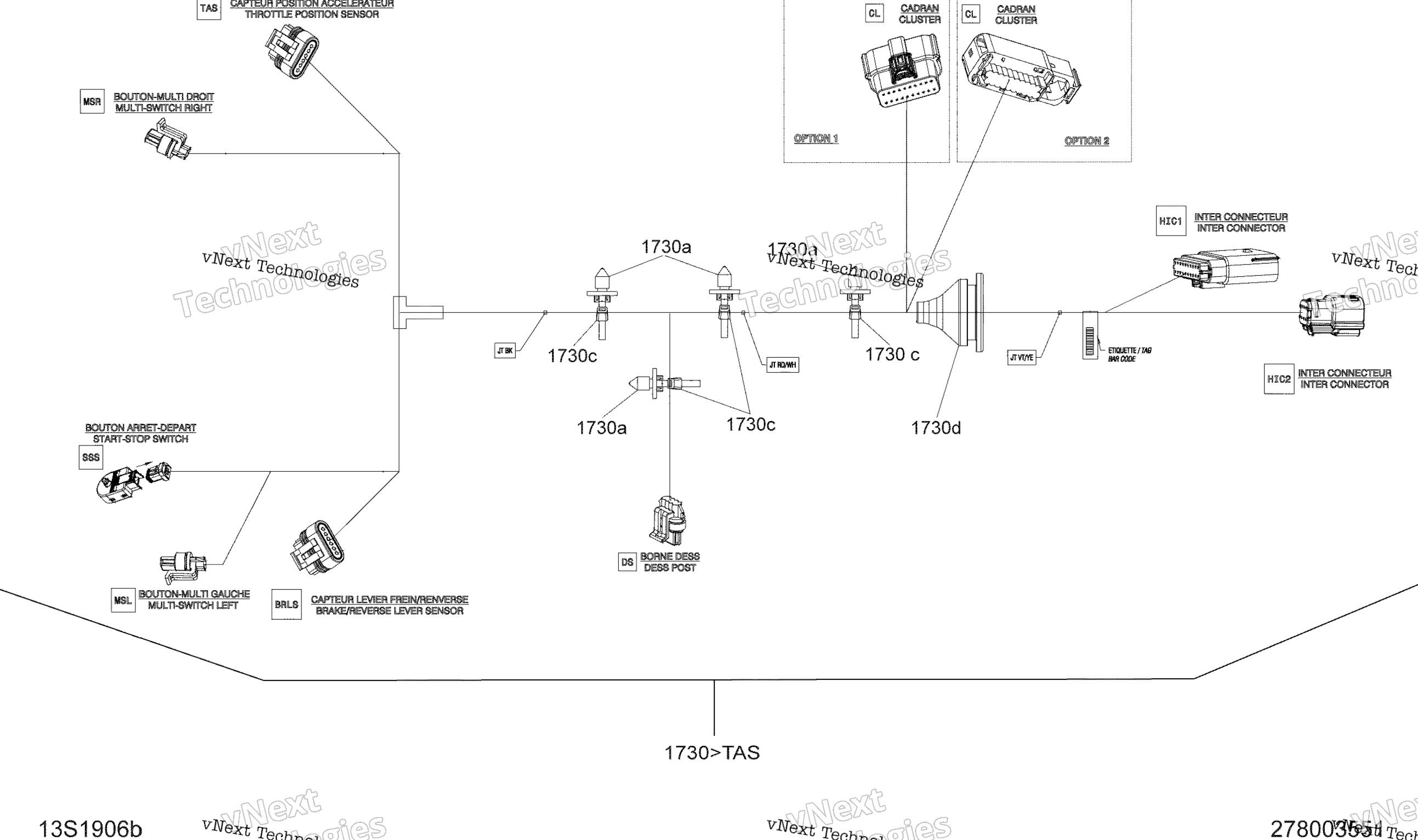 Рулевое управление Harness 278003551