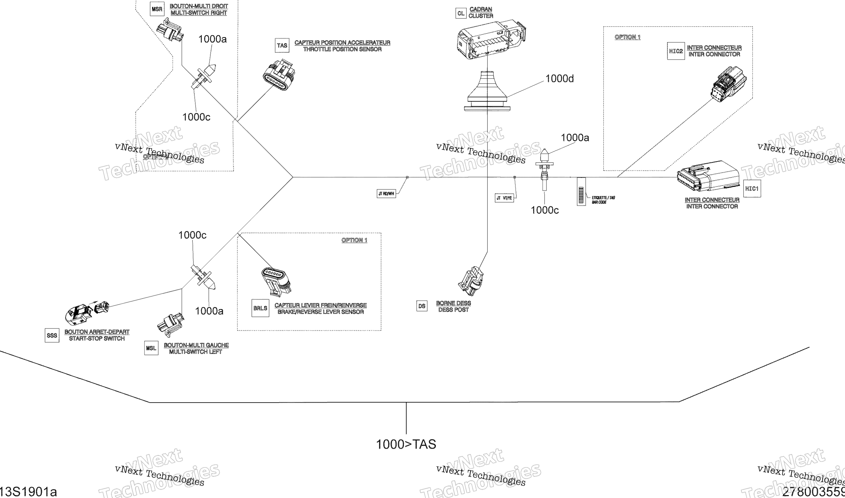 Рулевое управление Harness 278003559