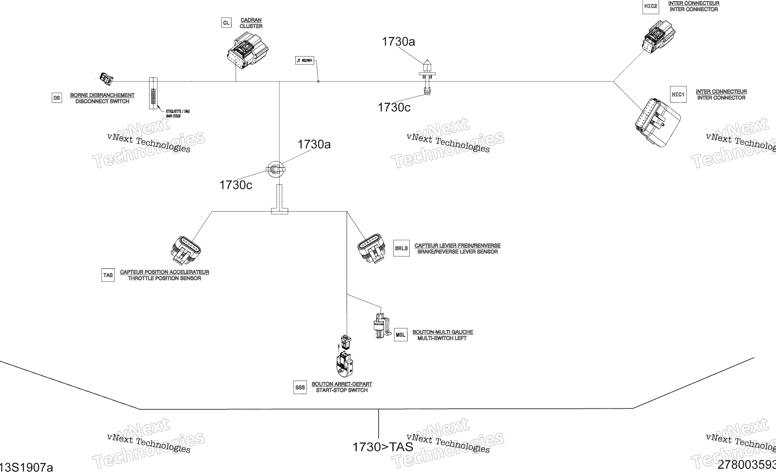 Рулевое управление Harness 278003593