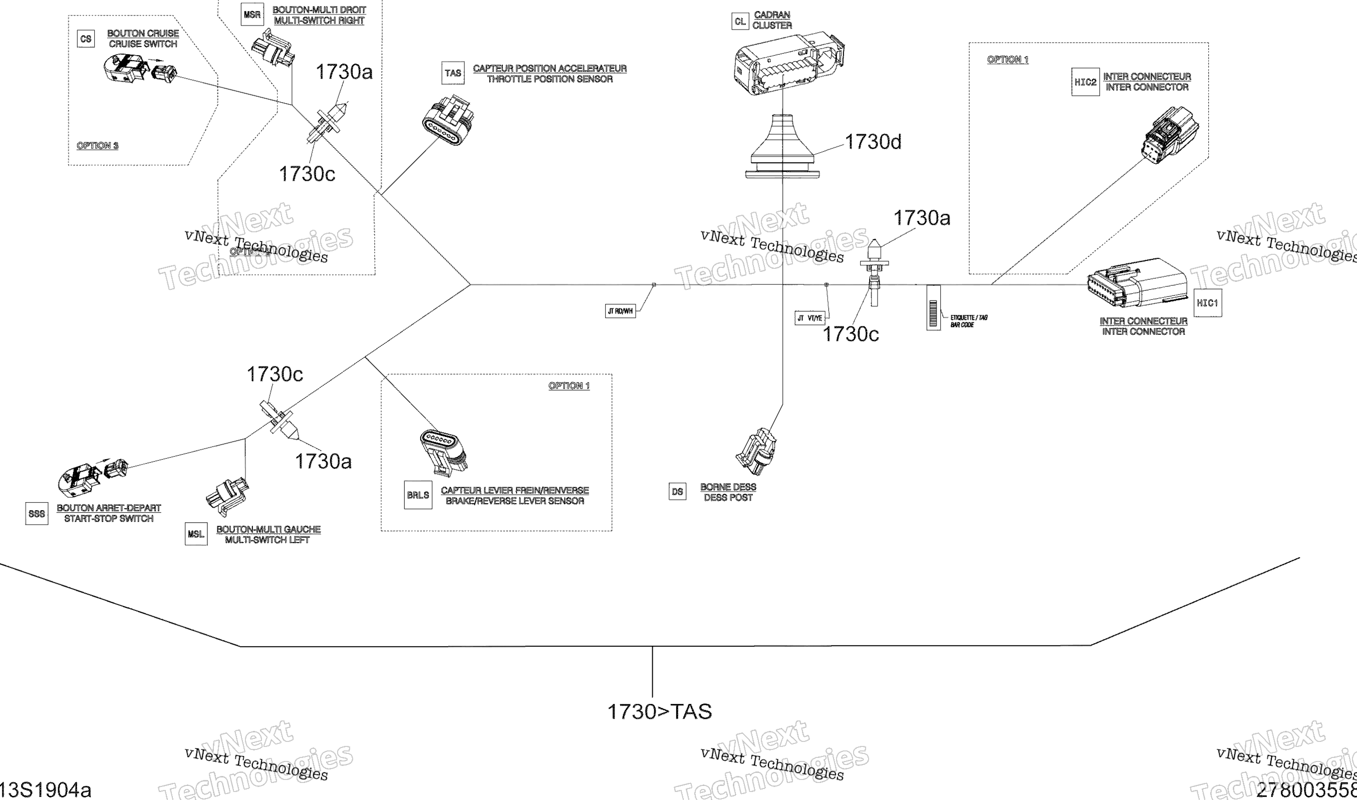 Рулевое управление Harness 278003558