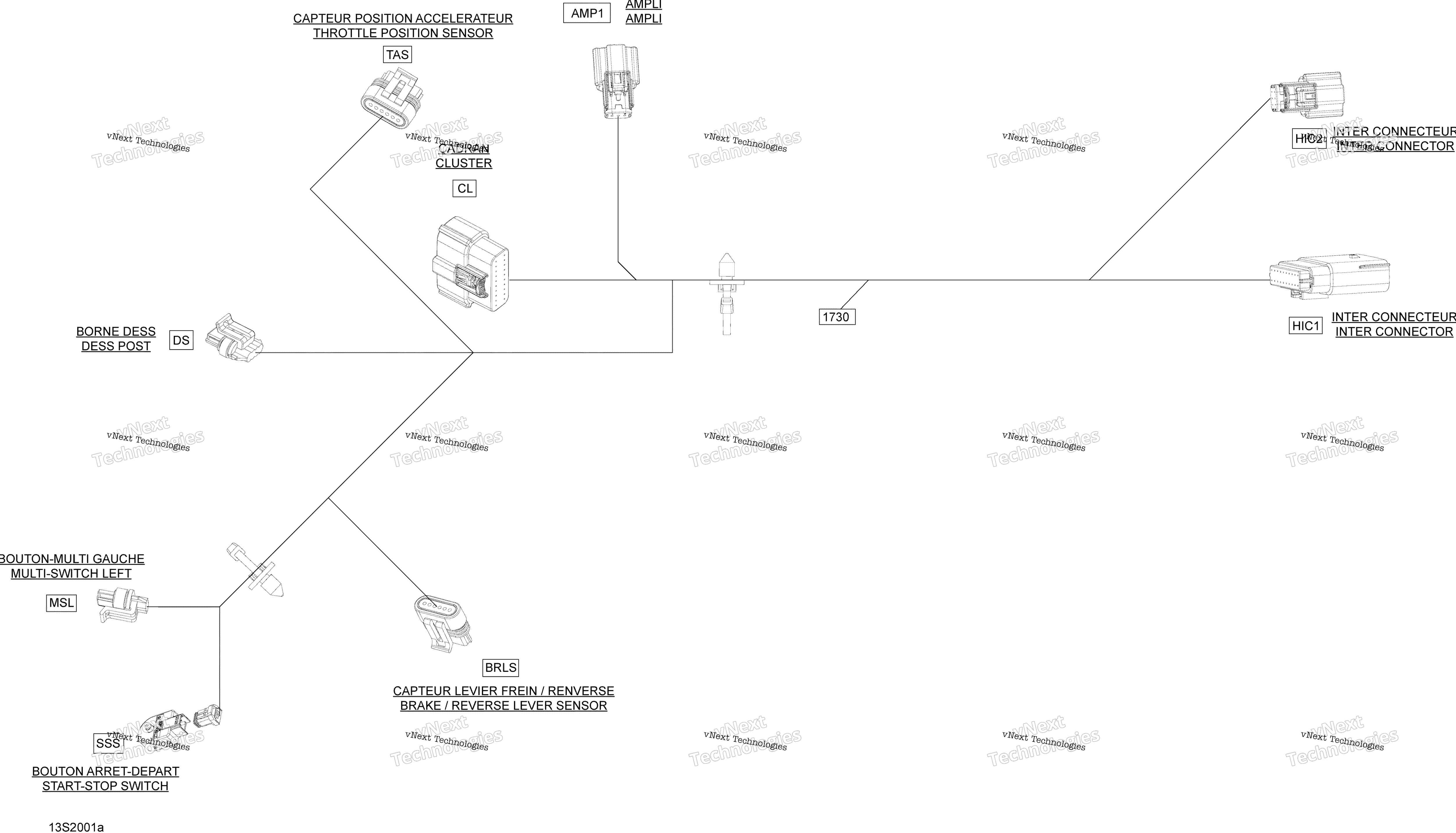 Электрооборудование Harness Steering 278003804