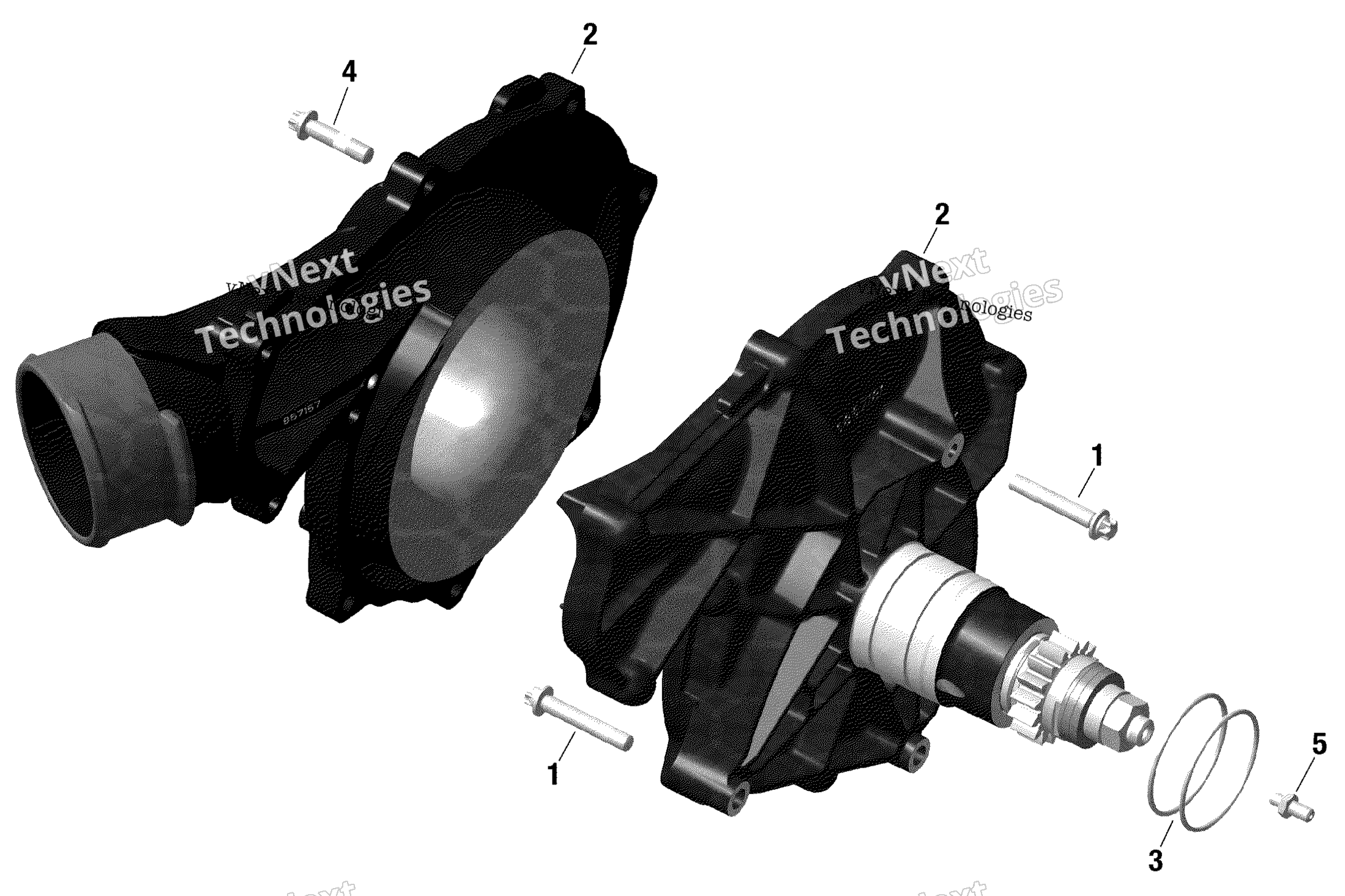 Двигатель - Supercharger - 1630 Scic