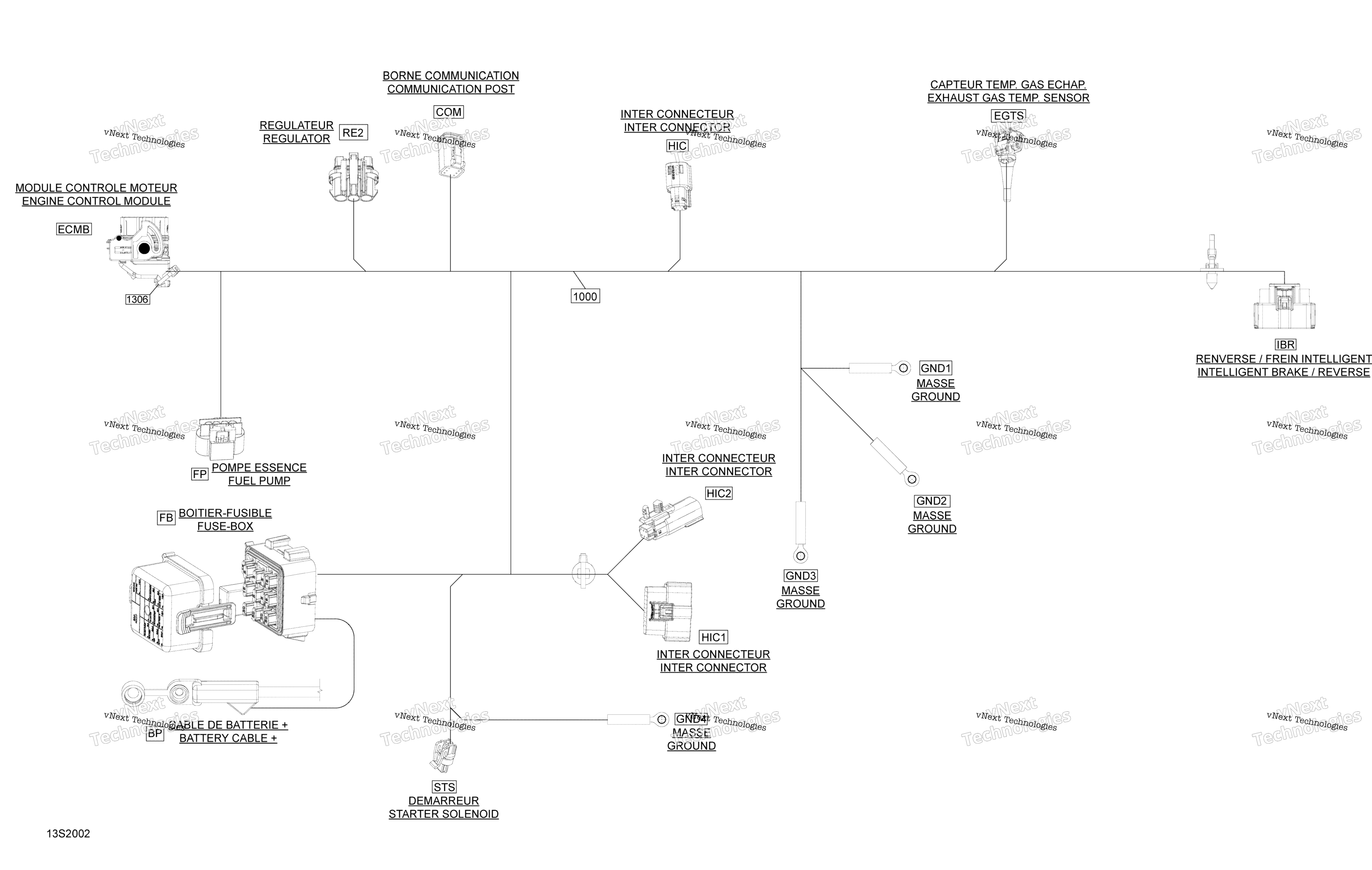 Электрооборудование Harness Main 278003783