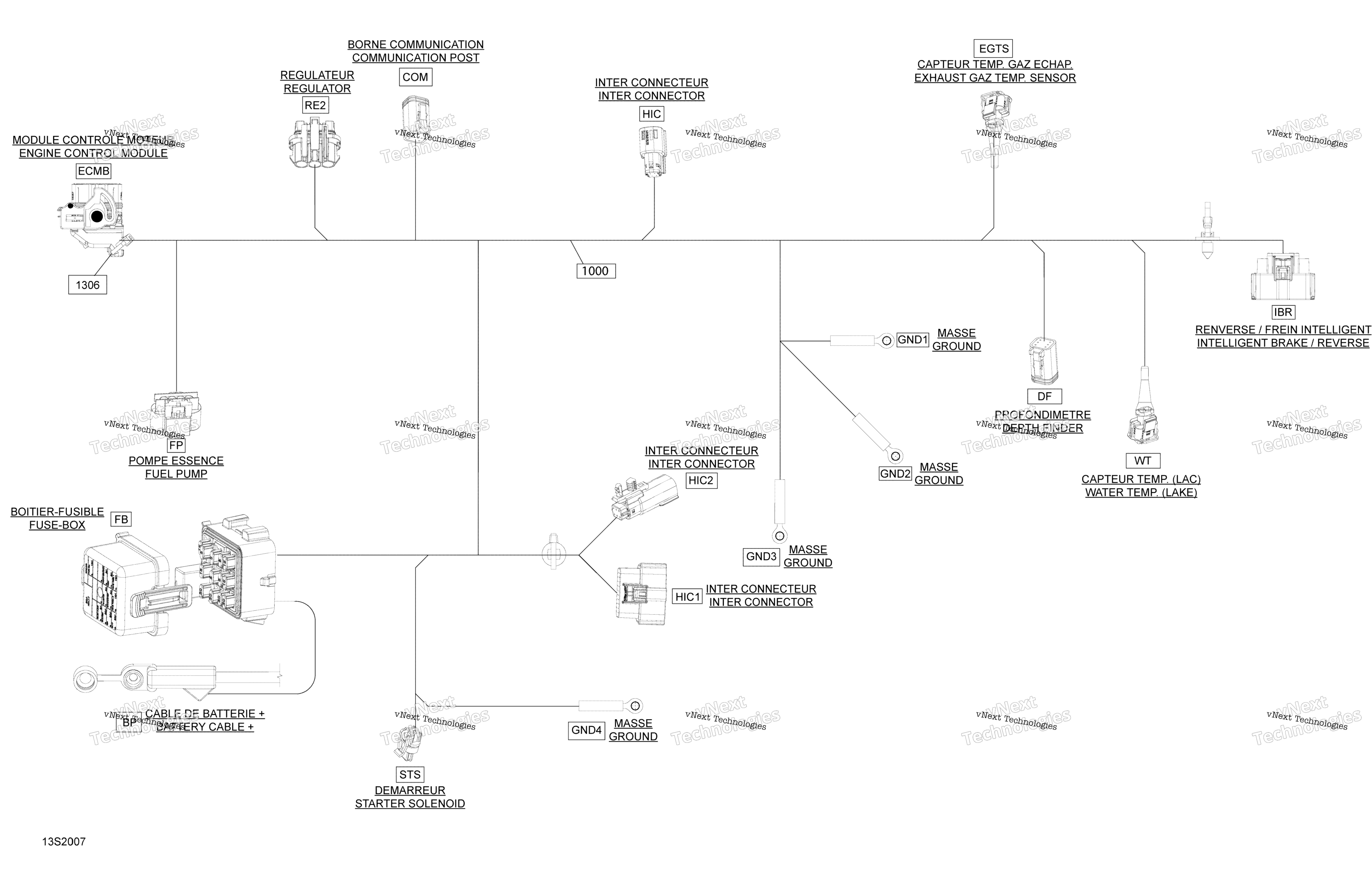 Электрооборудование Harness Main 278003816