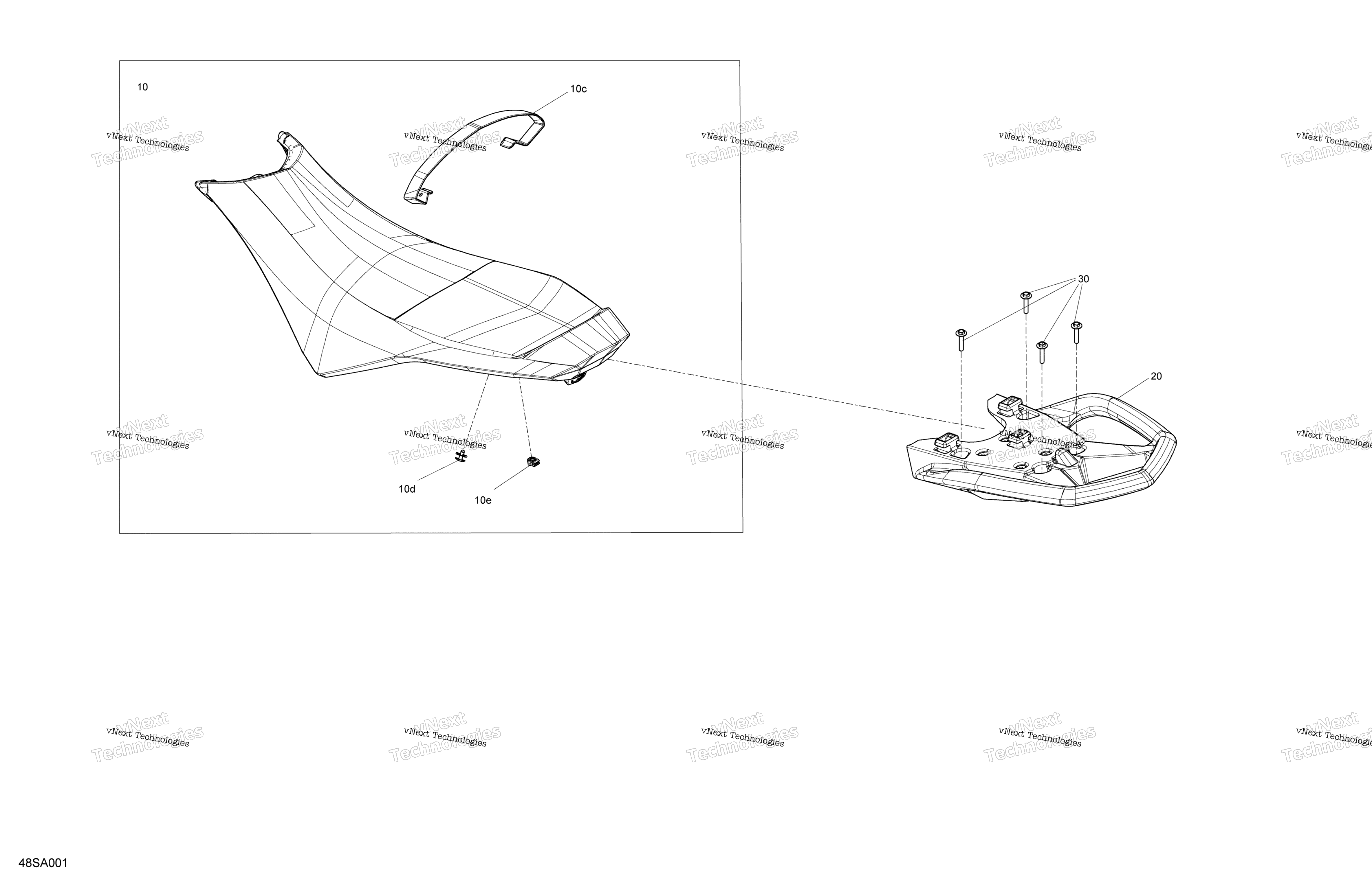 Body - Seat - 2 Passengers