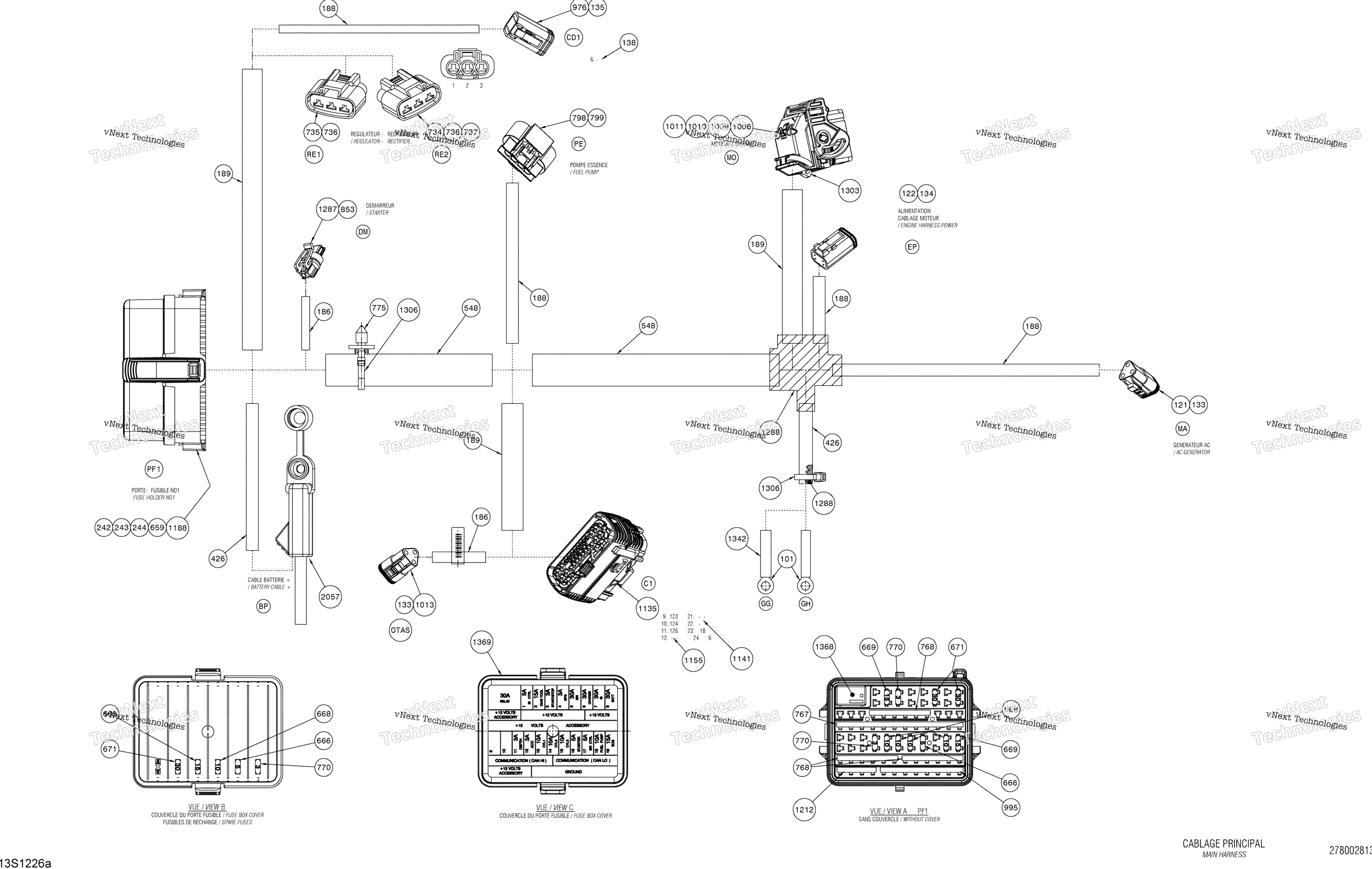 Электрооборудование Harness Main