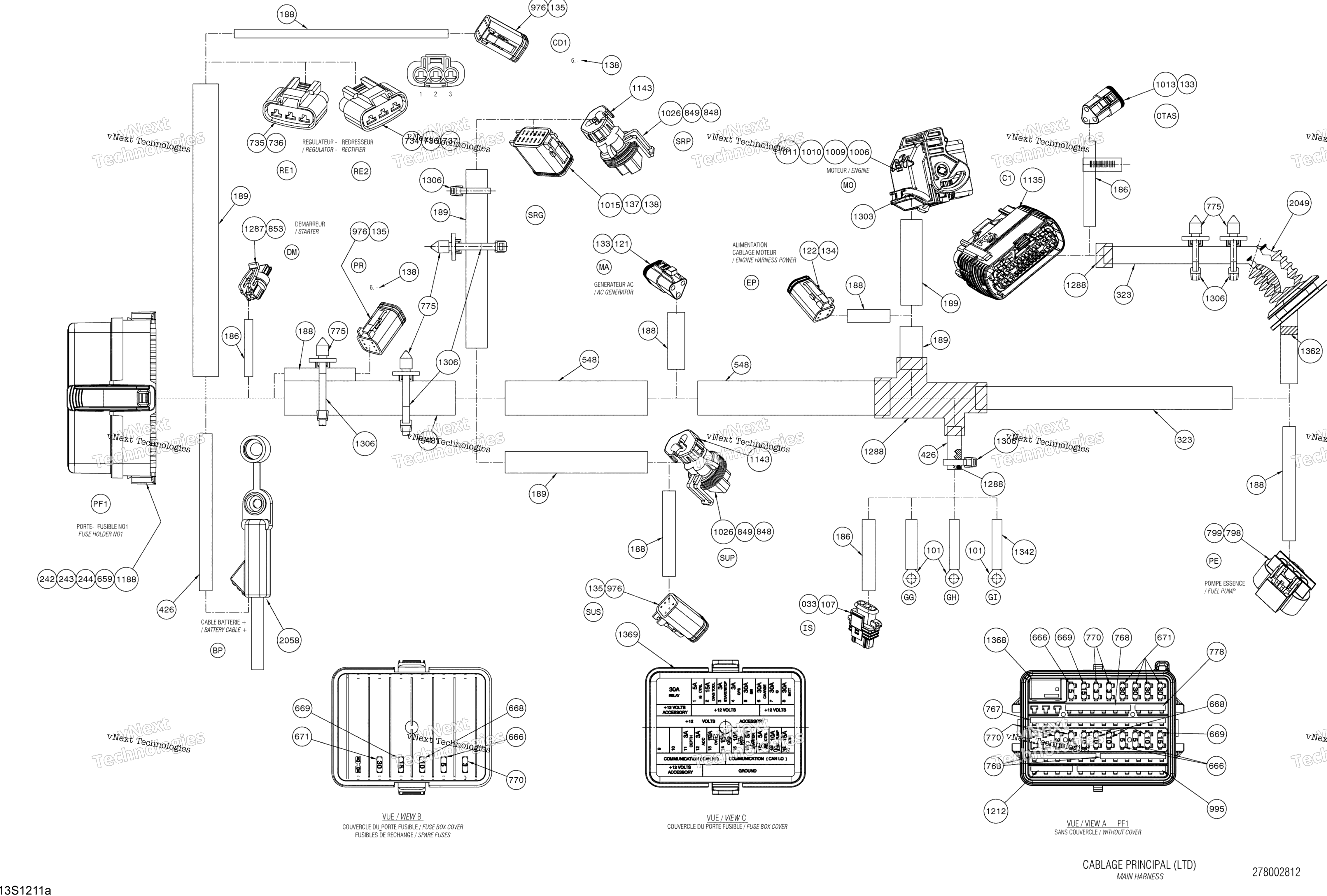 Электрооборудование Harness Main