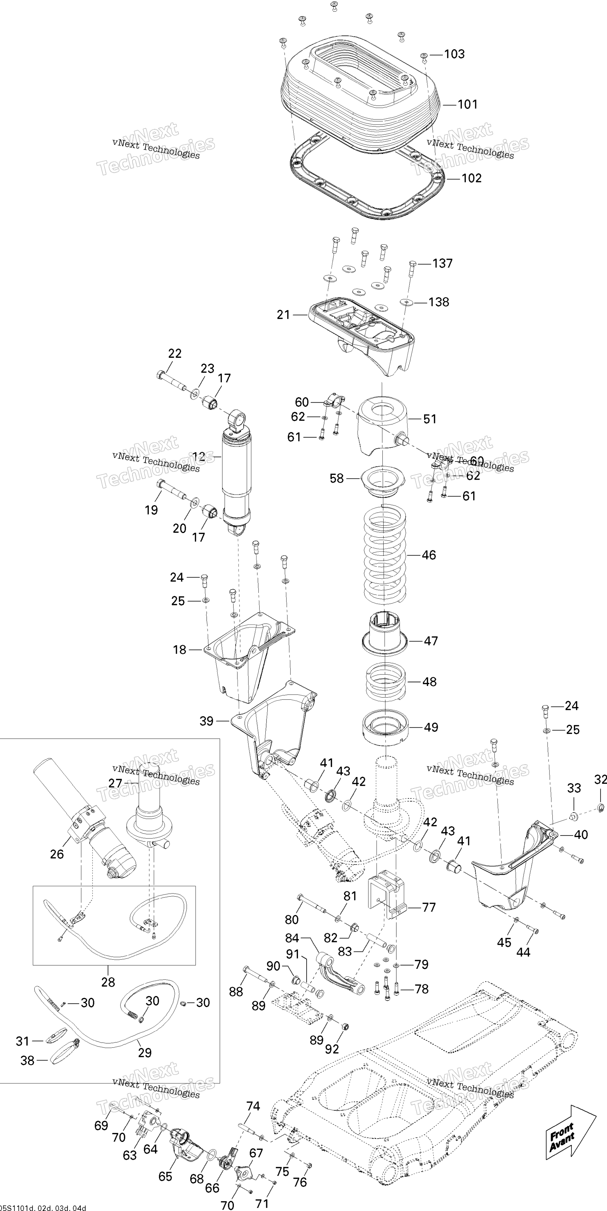 Сиденье Suspension 4