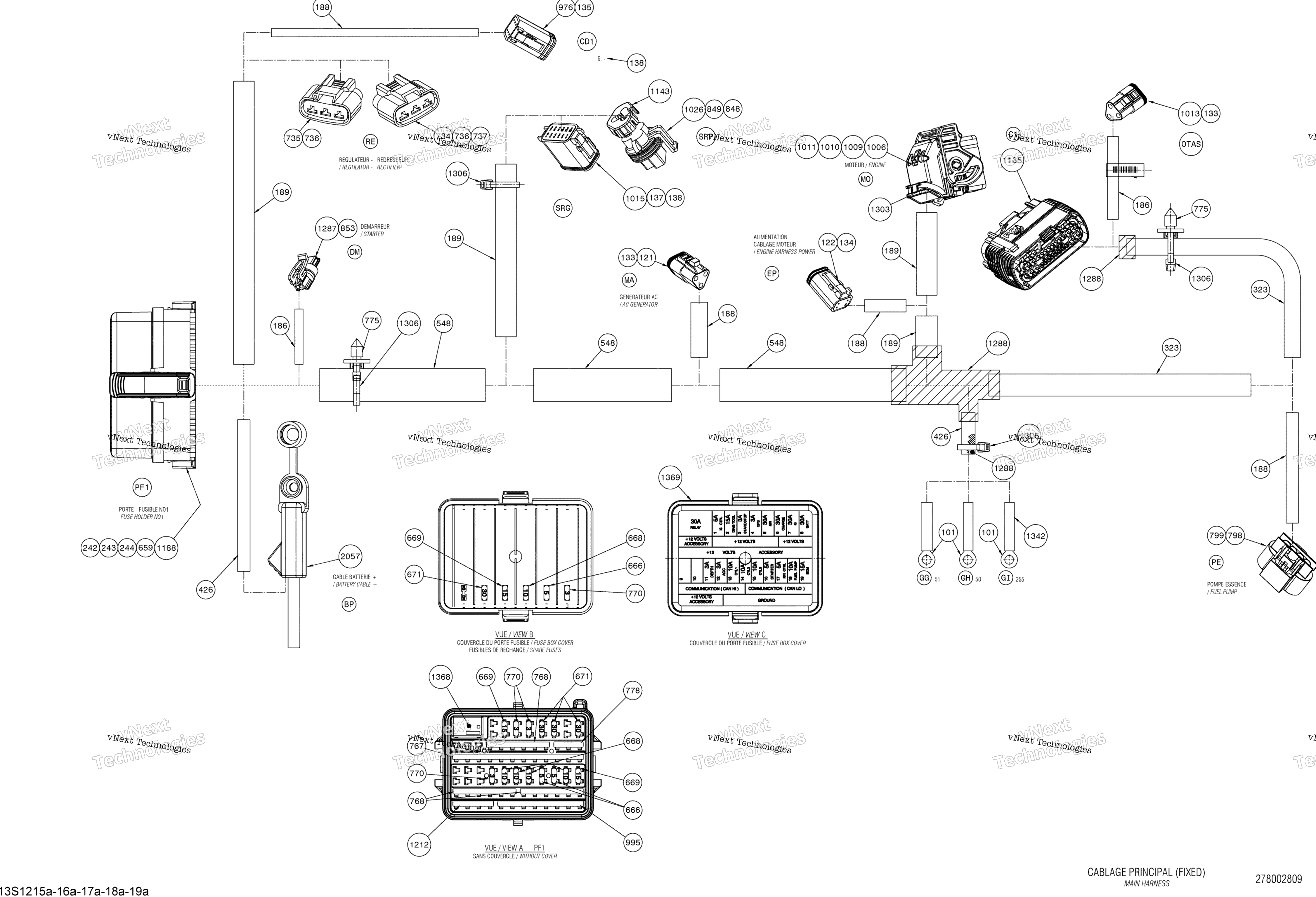 Электрооборудование Harness Main