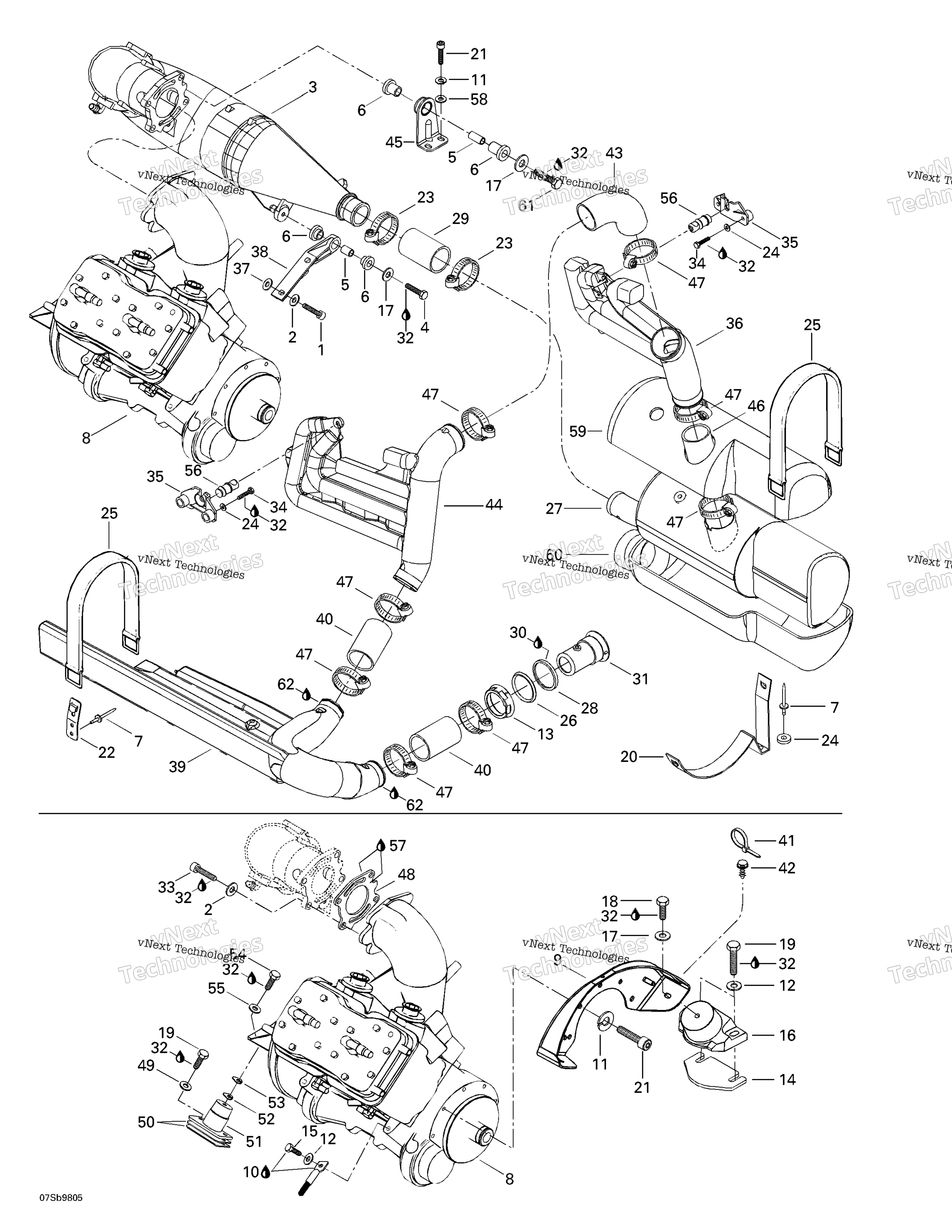 Двигатель Support And Muffler