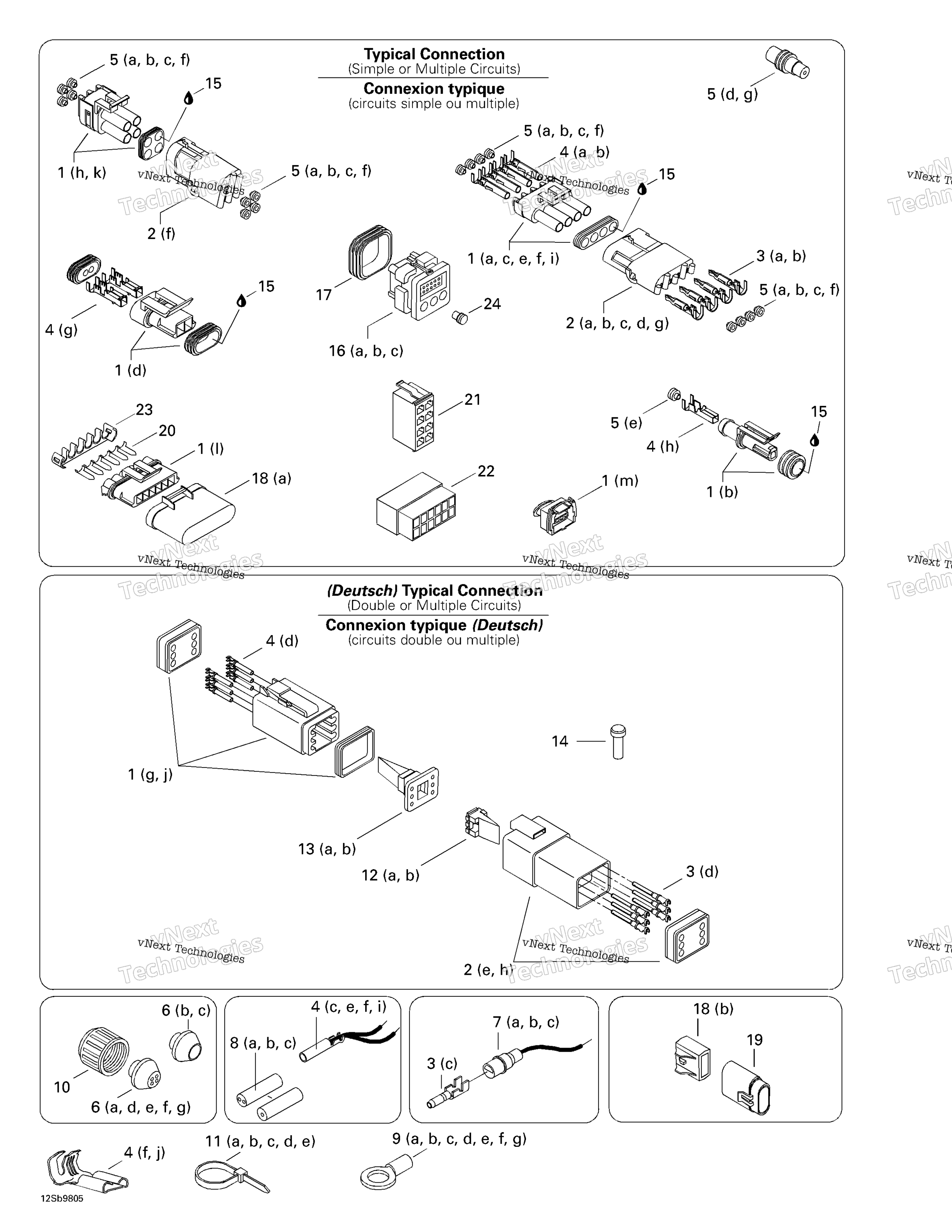 Typical электрооборудование Connections