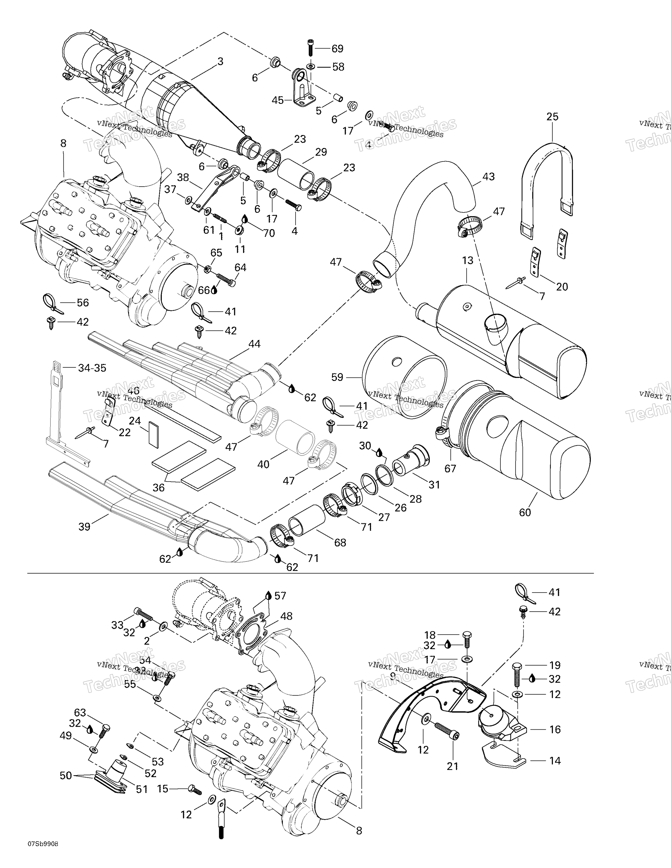 Двигатель Support And Muffler