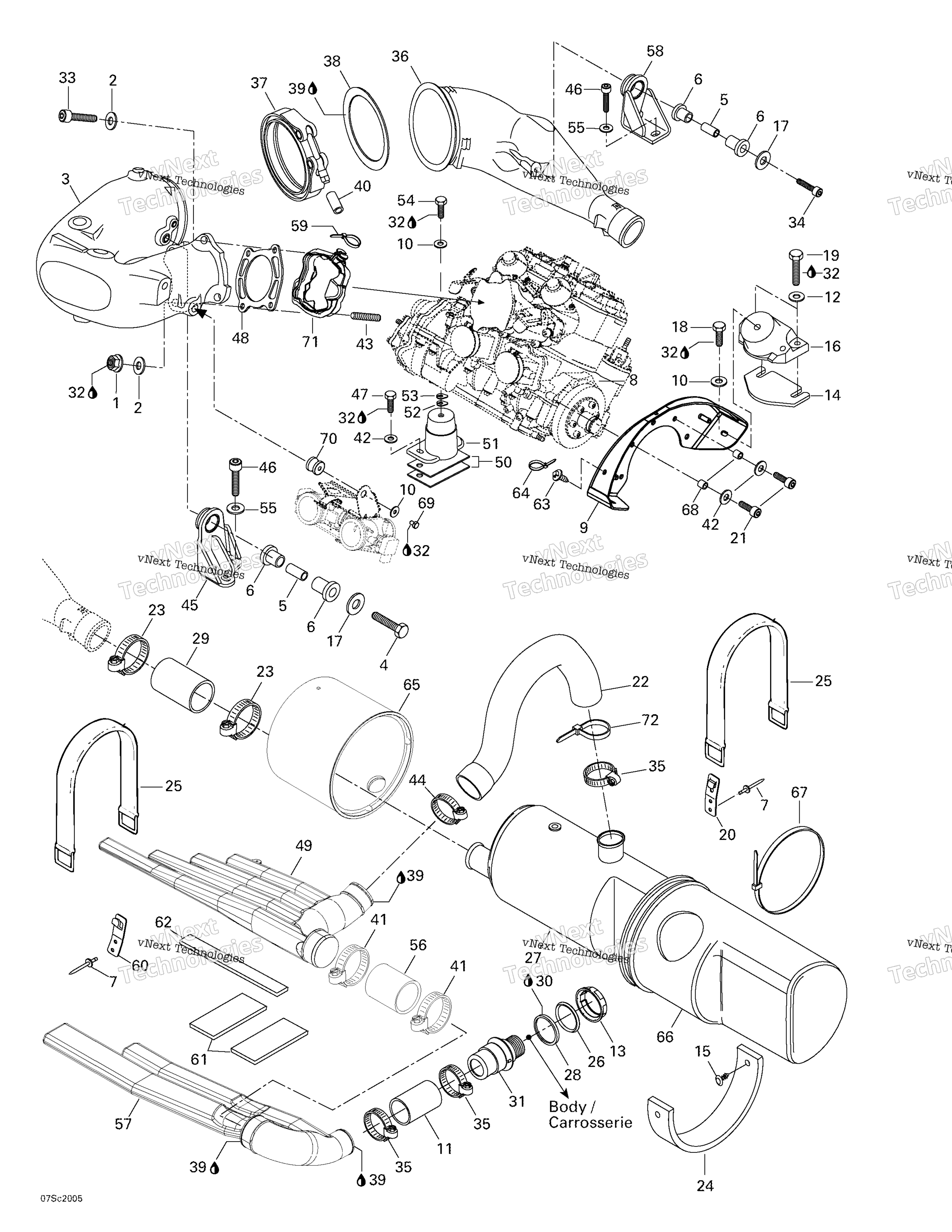 Двигатель Support And Muffler