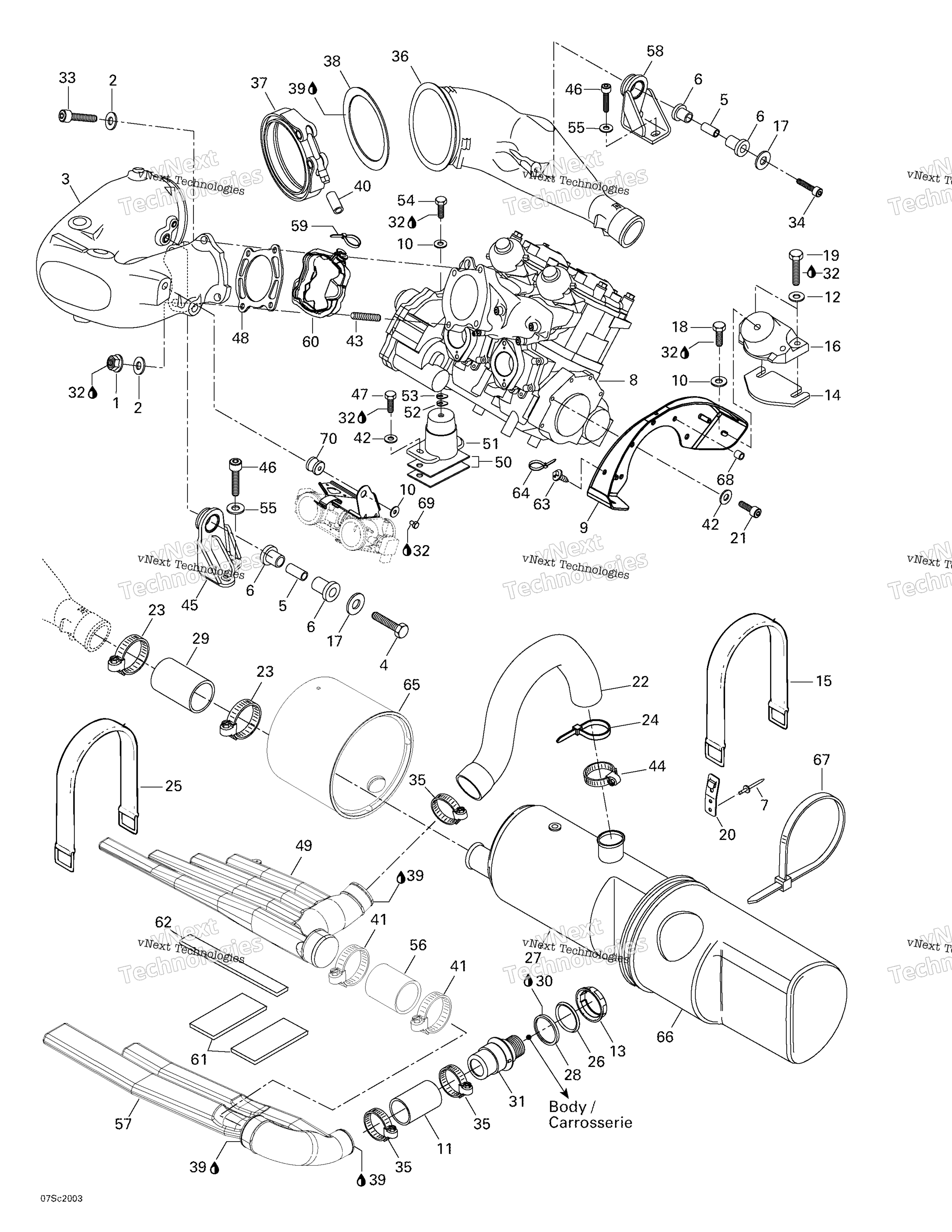 Двигатель Support And Muffler
