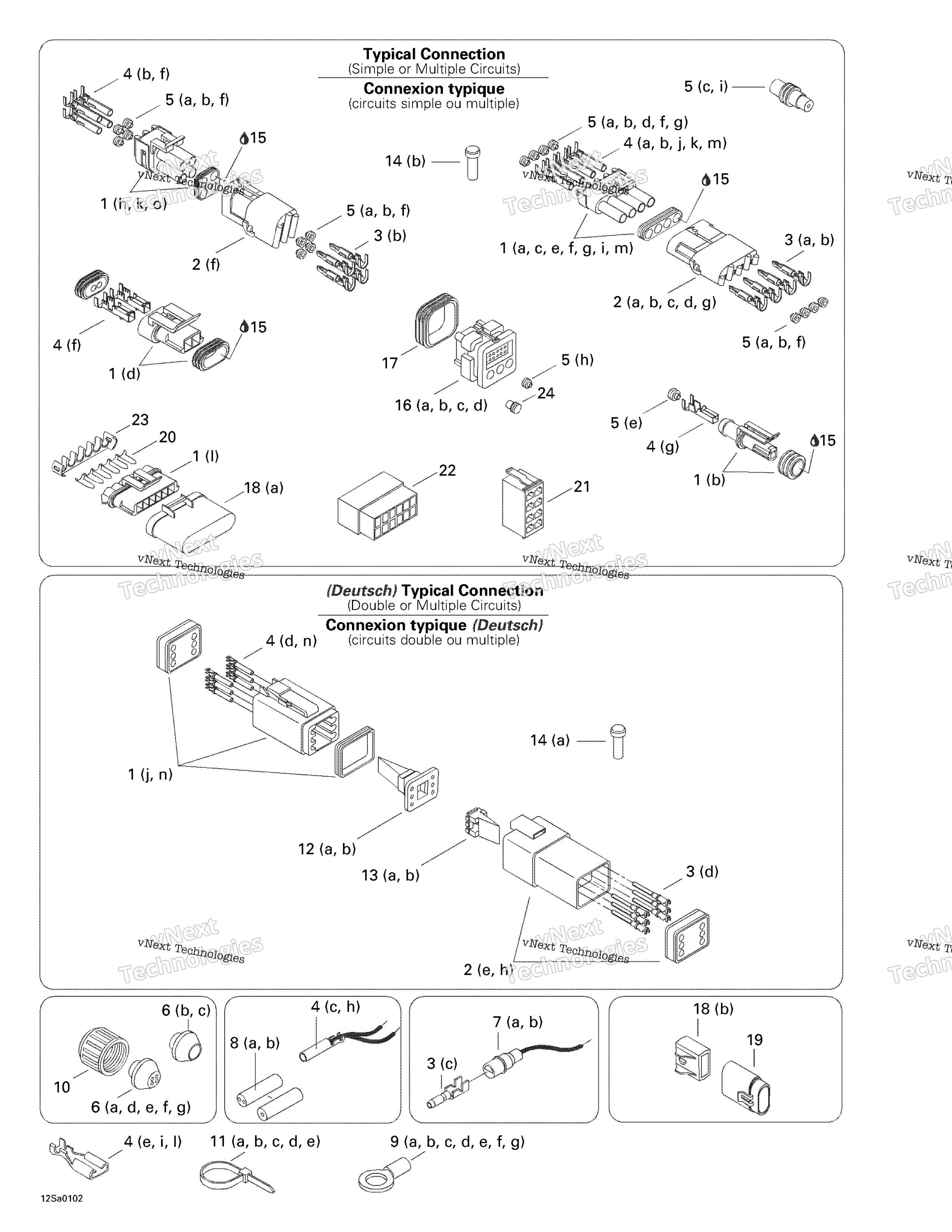 Typical электрооборудование Connections