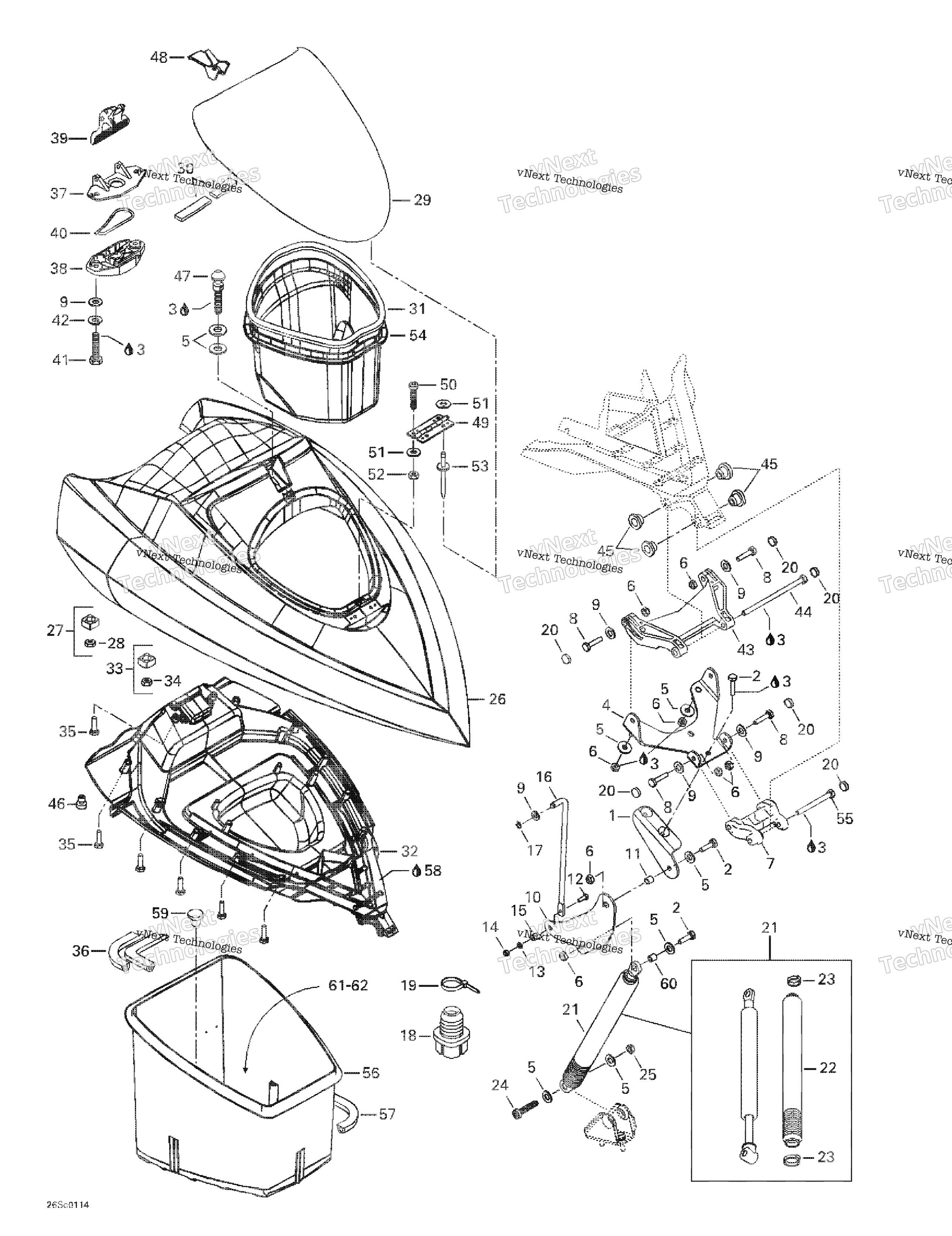 Front Storage Compartment