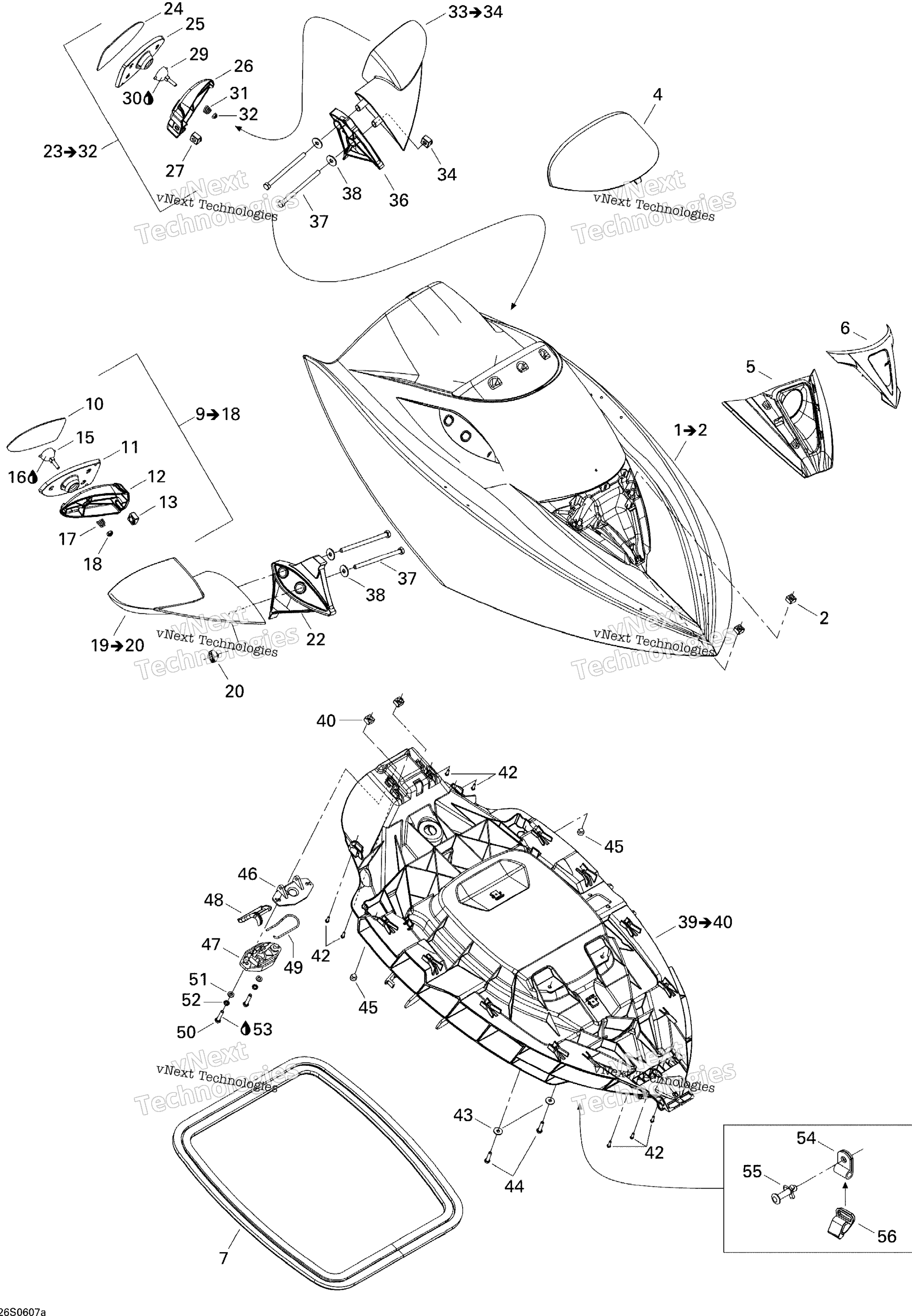 Передняя часть Storage Compartment 1