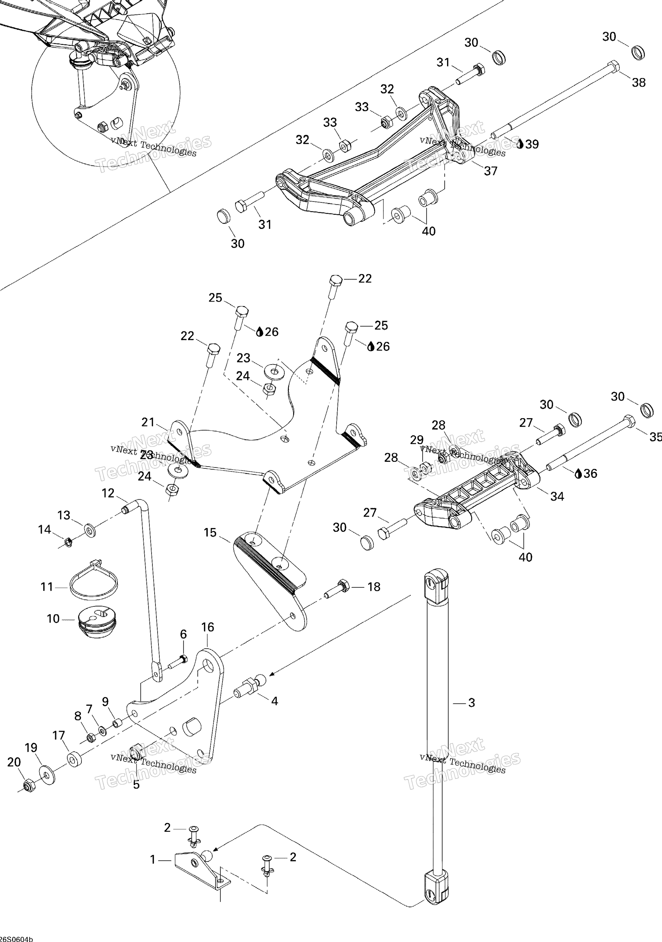 Передняя часть Storage Compartment 2