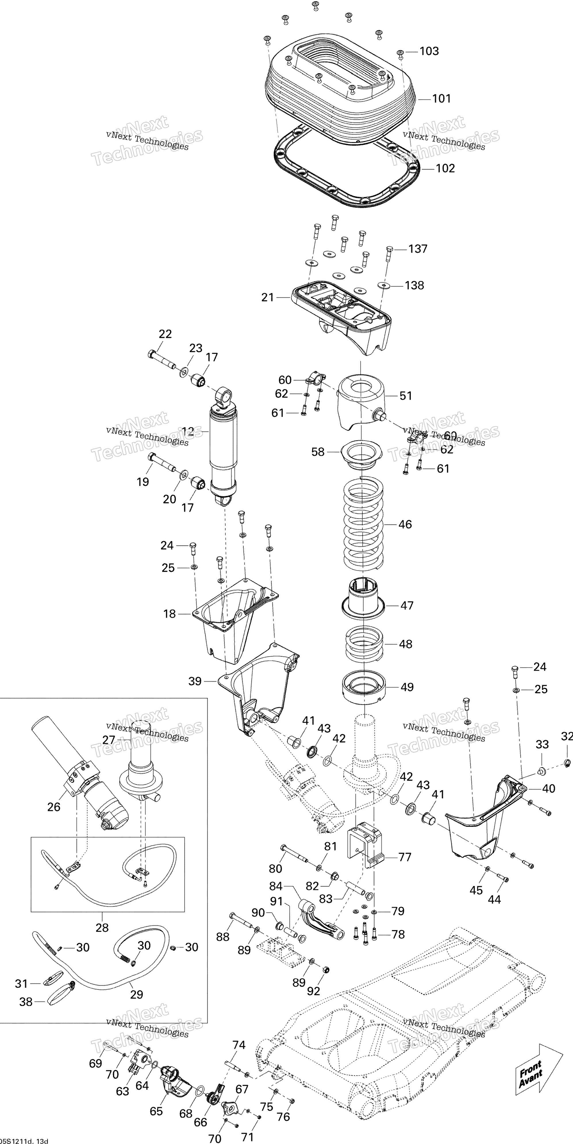 Сиденье Suspension 4