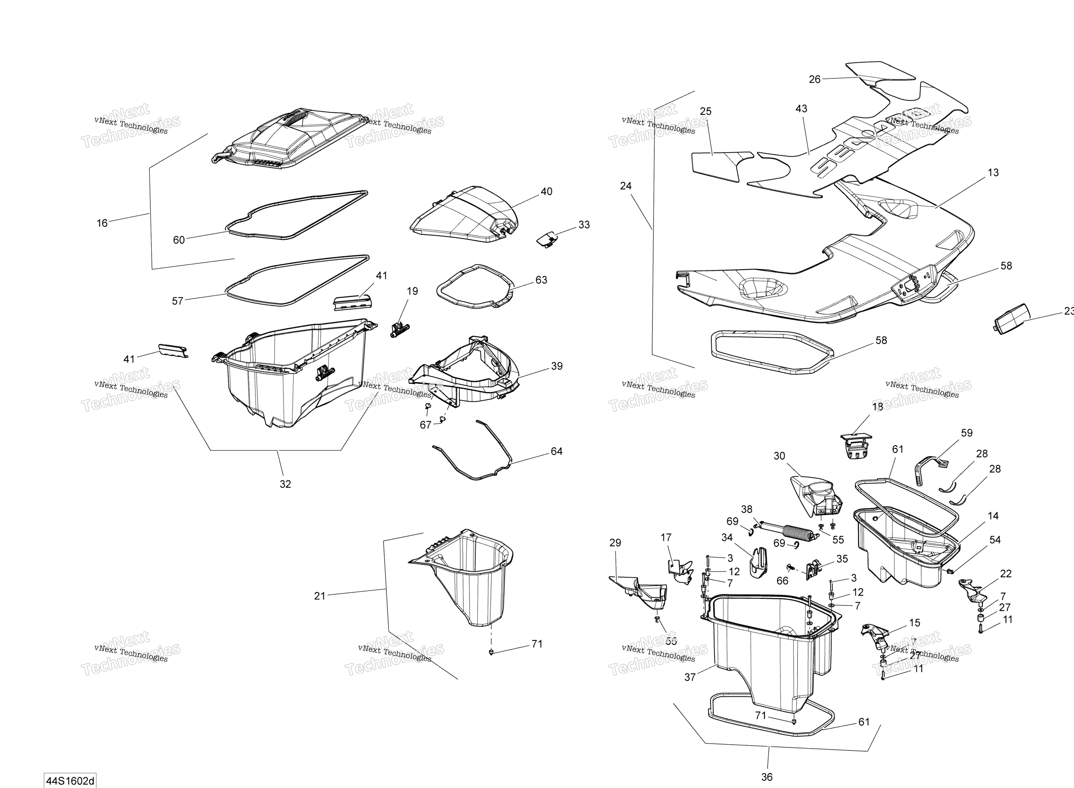 Storage Compartments Gtx S 155