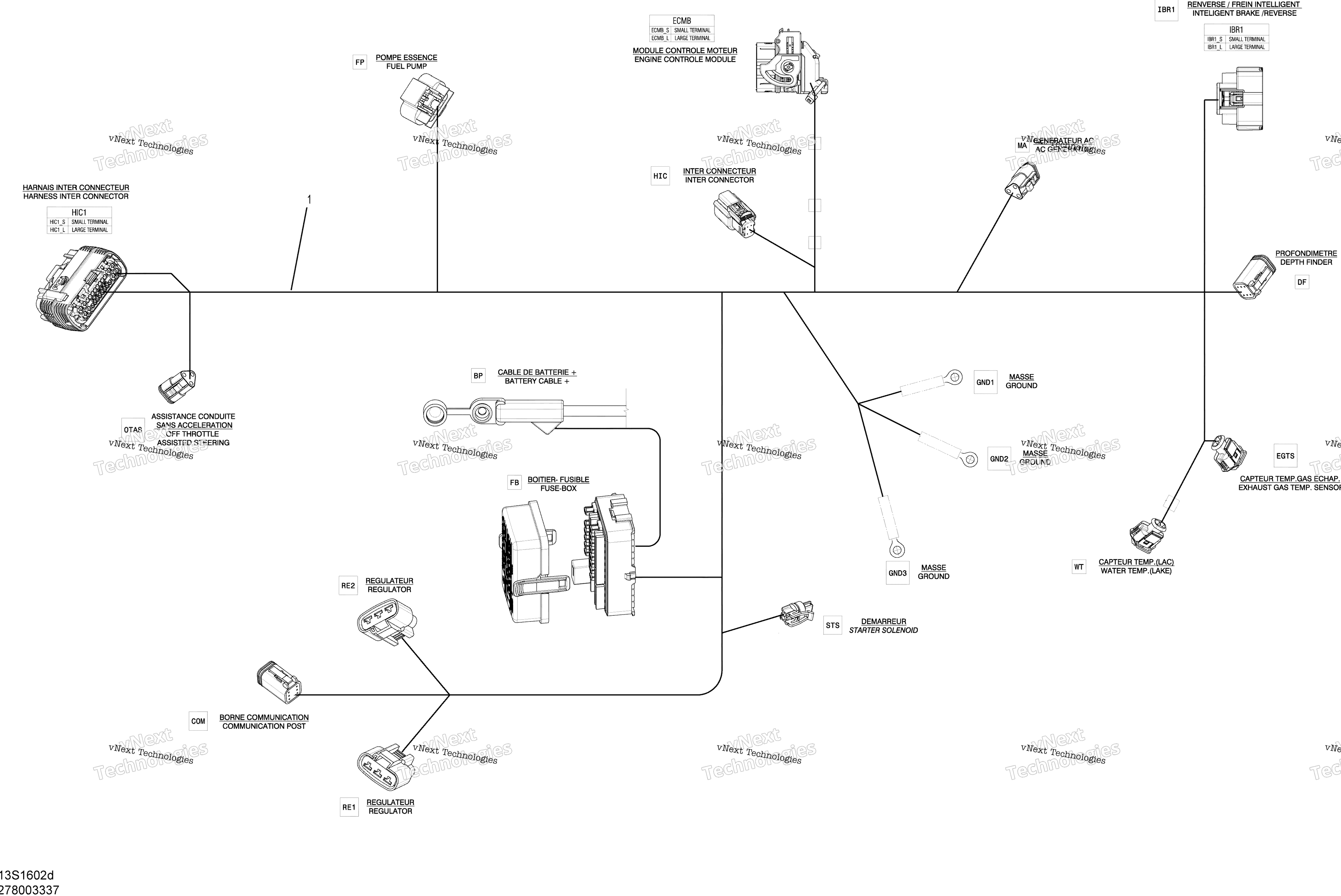 Жгут проводов - Main Harness - 278003337 (Refer To Electrical System For Model)