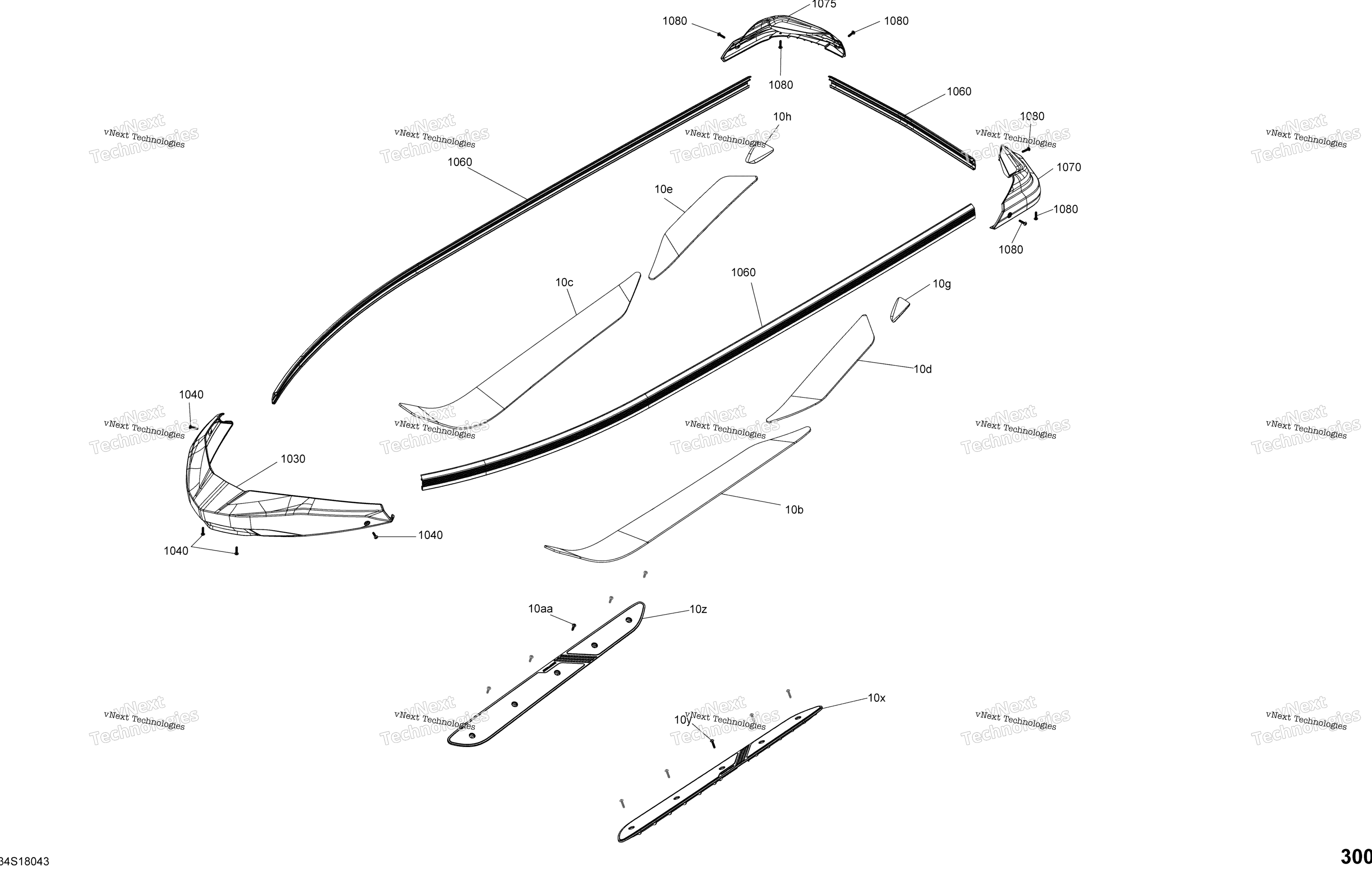 кузов Hull Part Rxt пакет X, Xrs