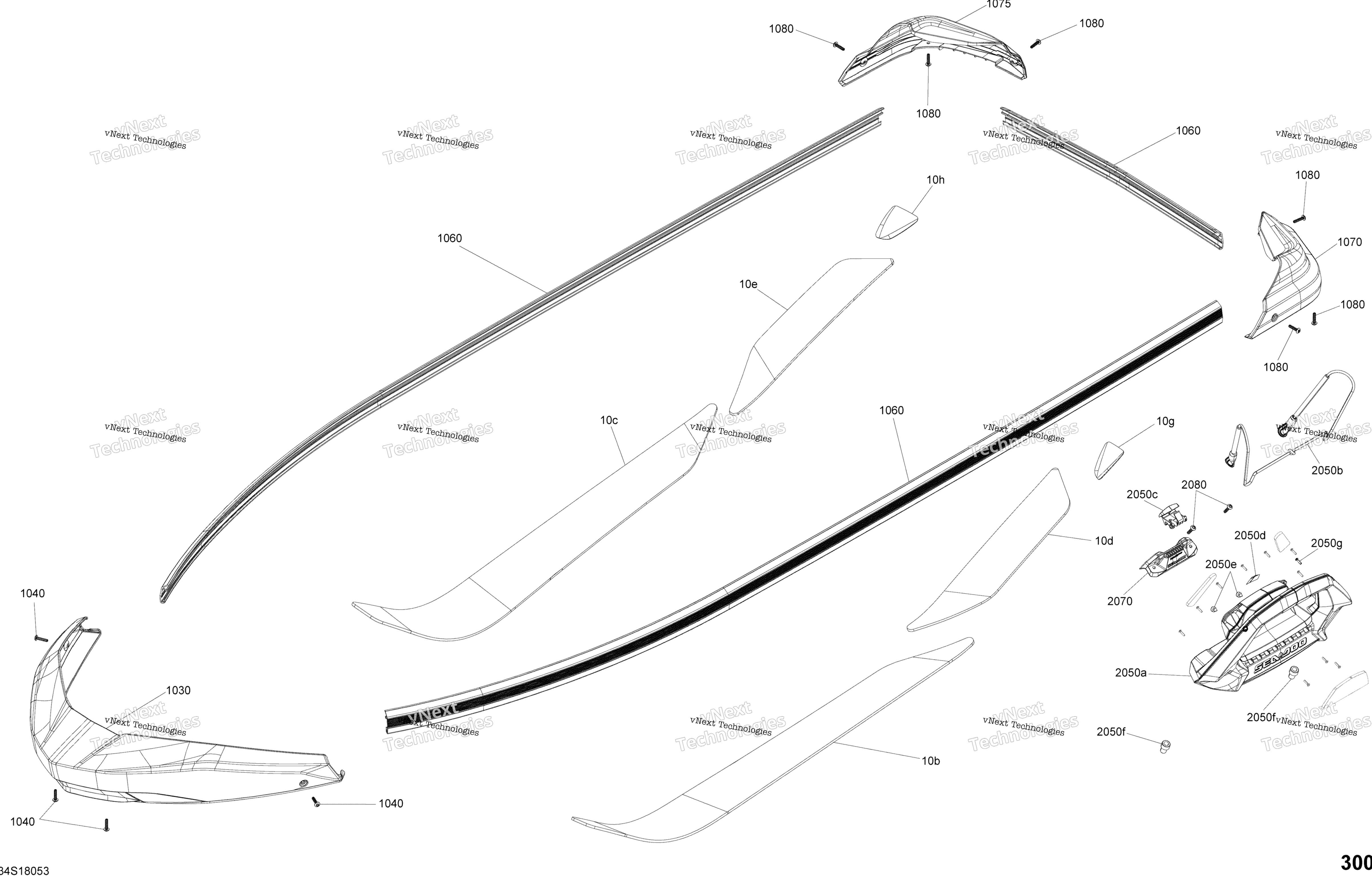 Кузов Hull Part - Wake Pro