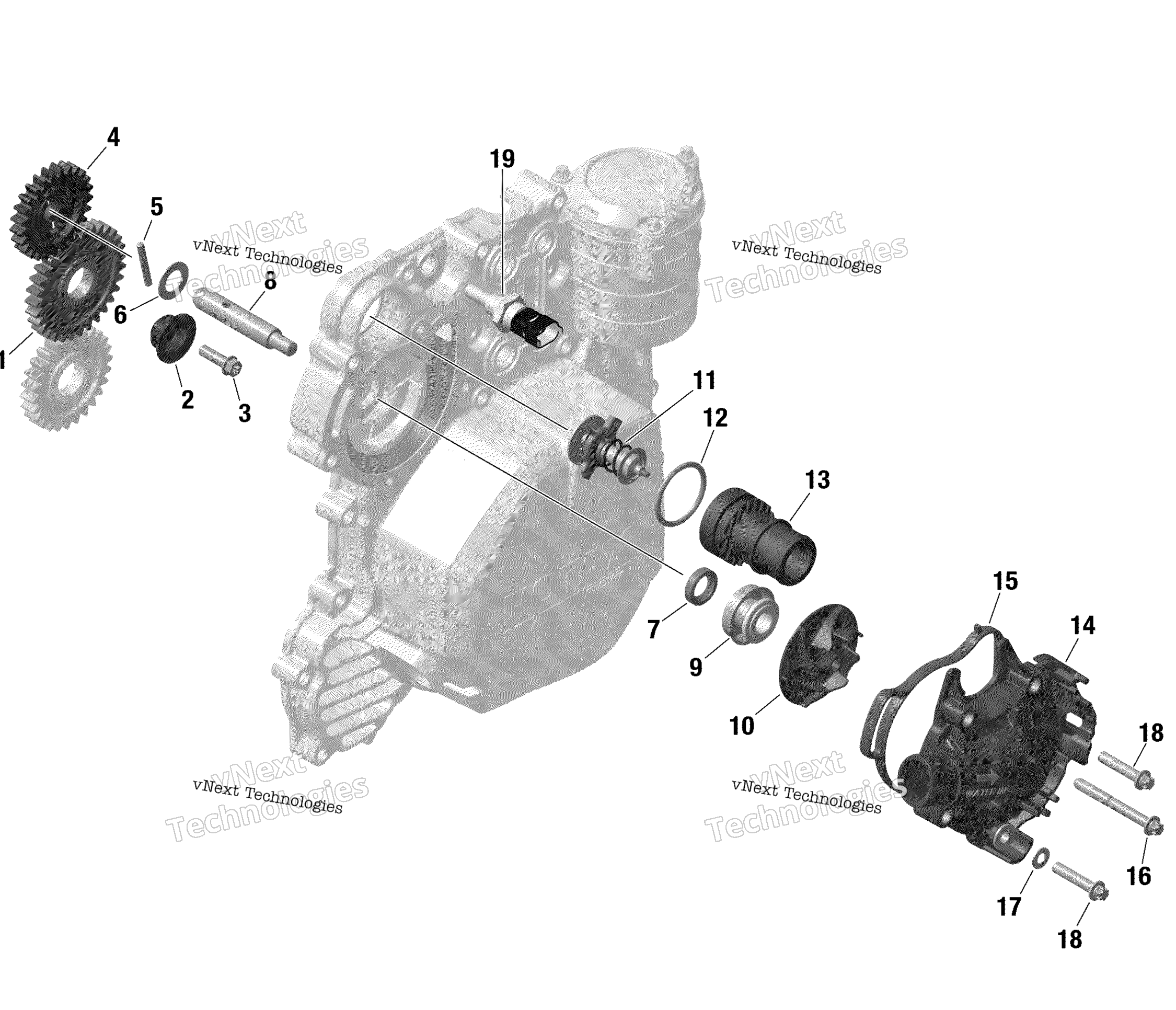 Rotax двигатель охлаждение