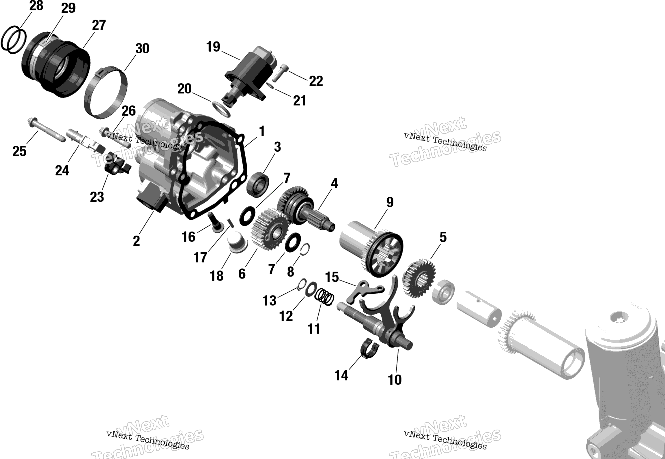 Rotax Idf Gearbox