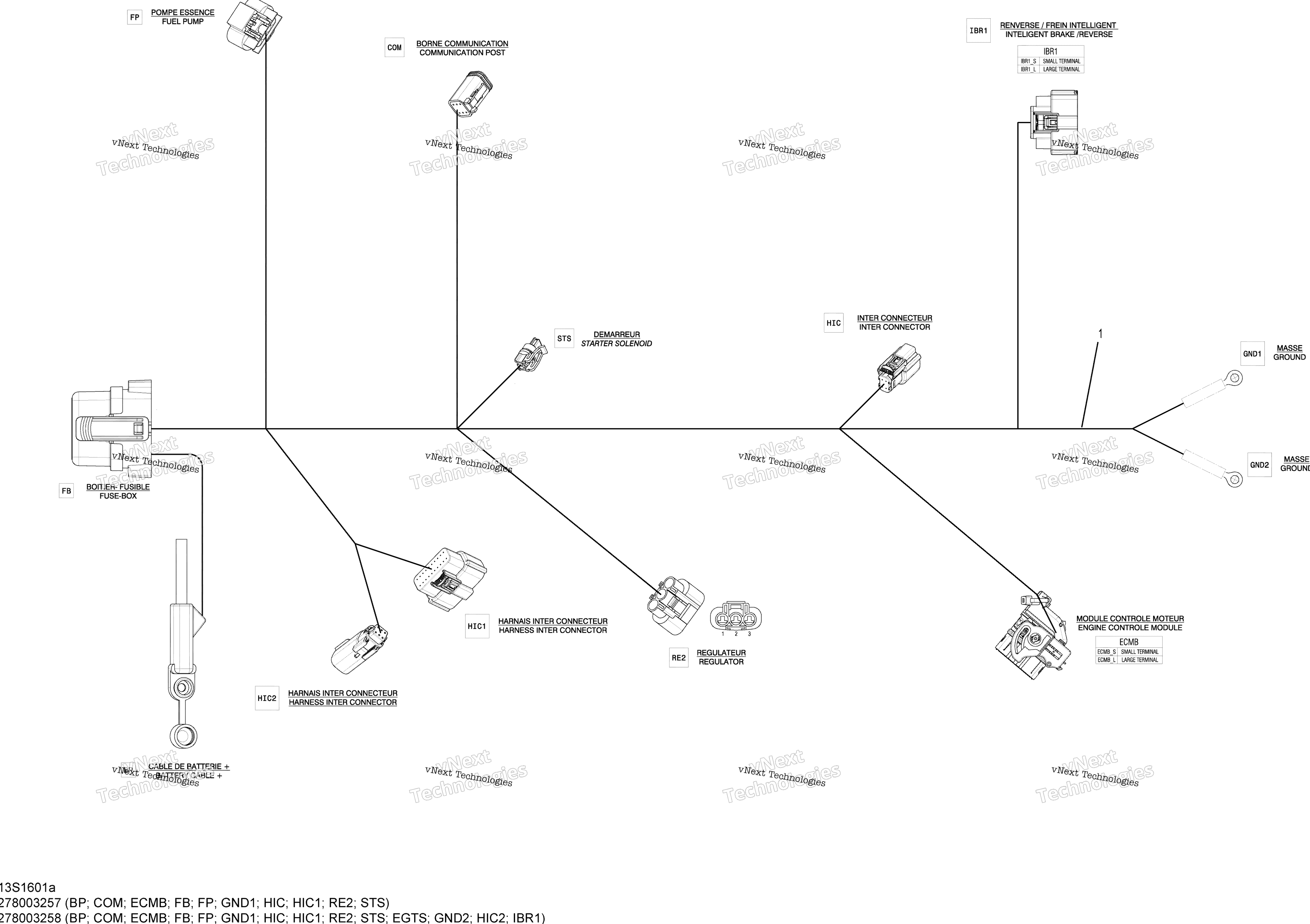 Электрооборудование Harness - Main Harness - Ibr