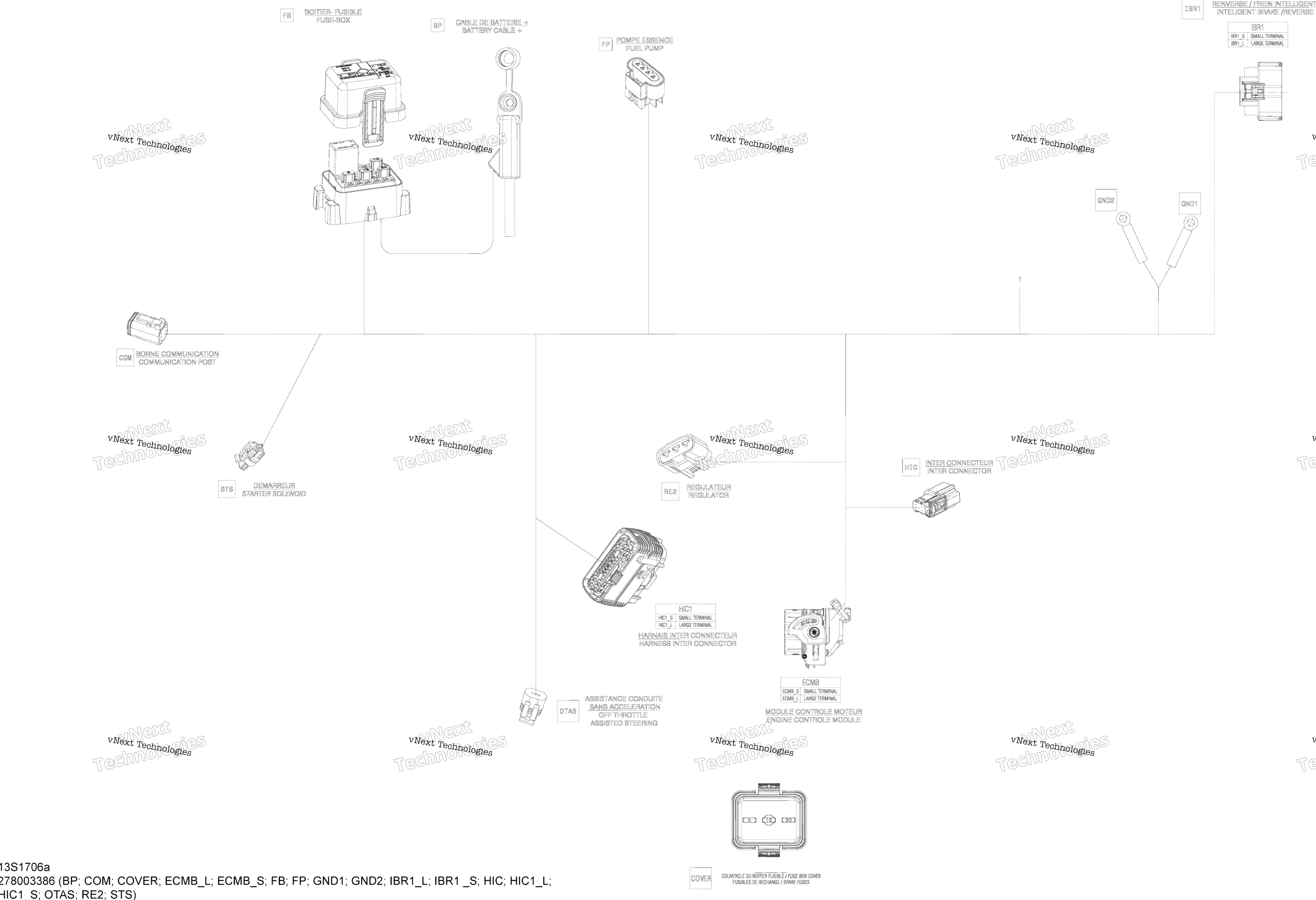 Жгут проводов - Main Harness - 278003386 (Refer To Electrical System For Model)