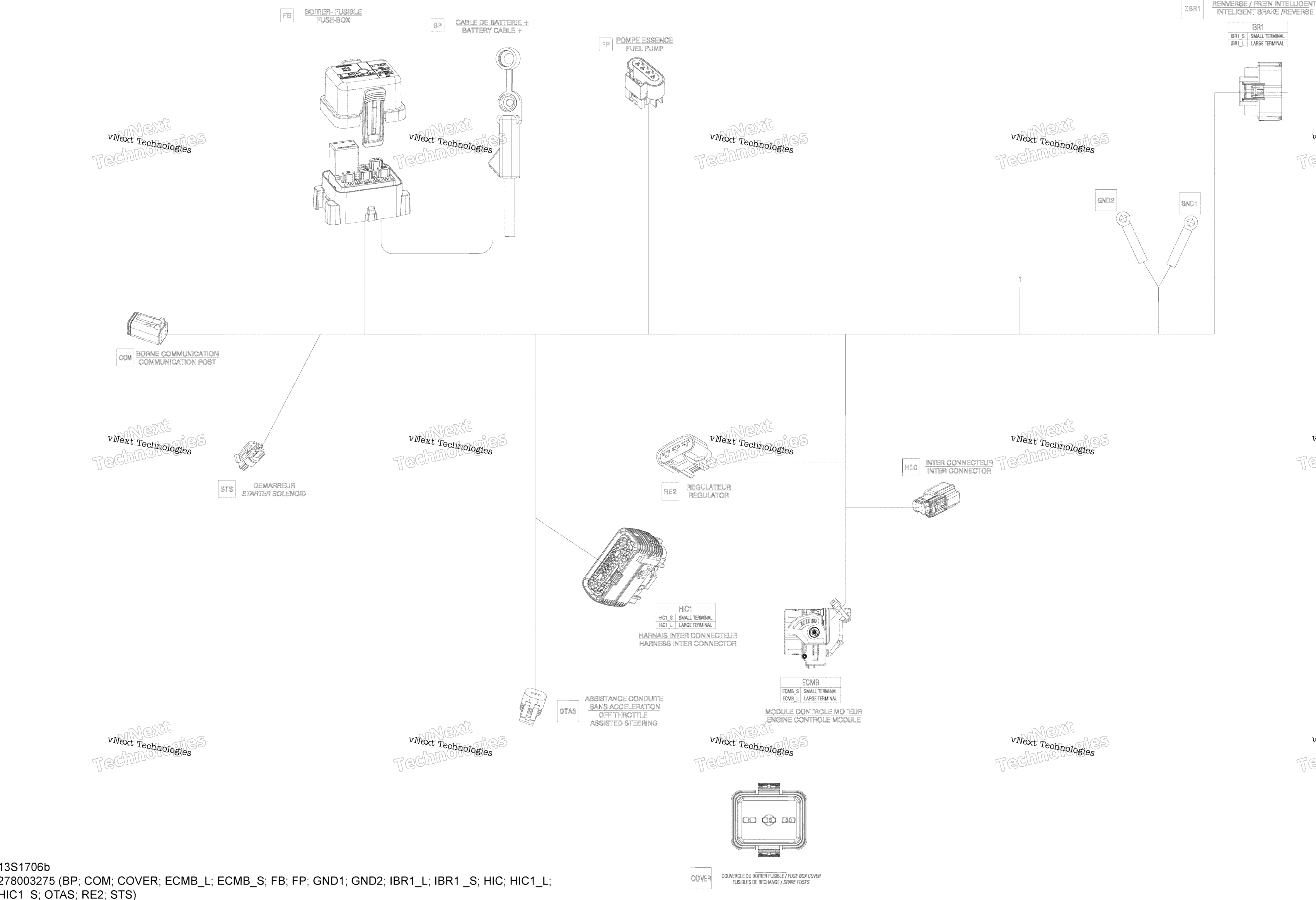 Жгут проводов - Main Harness - 278003275 (Refer To Electrical System For Model)