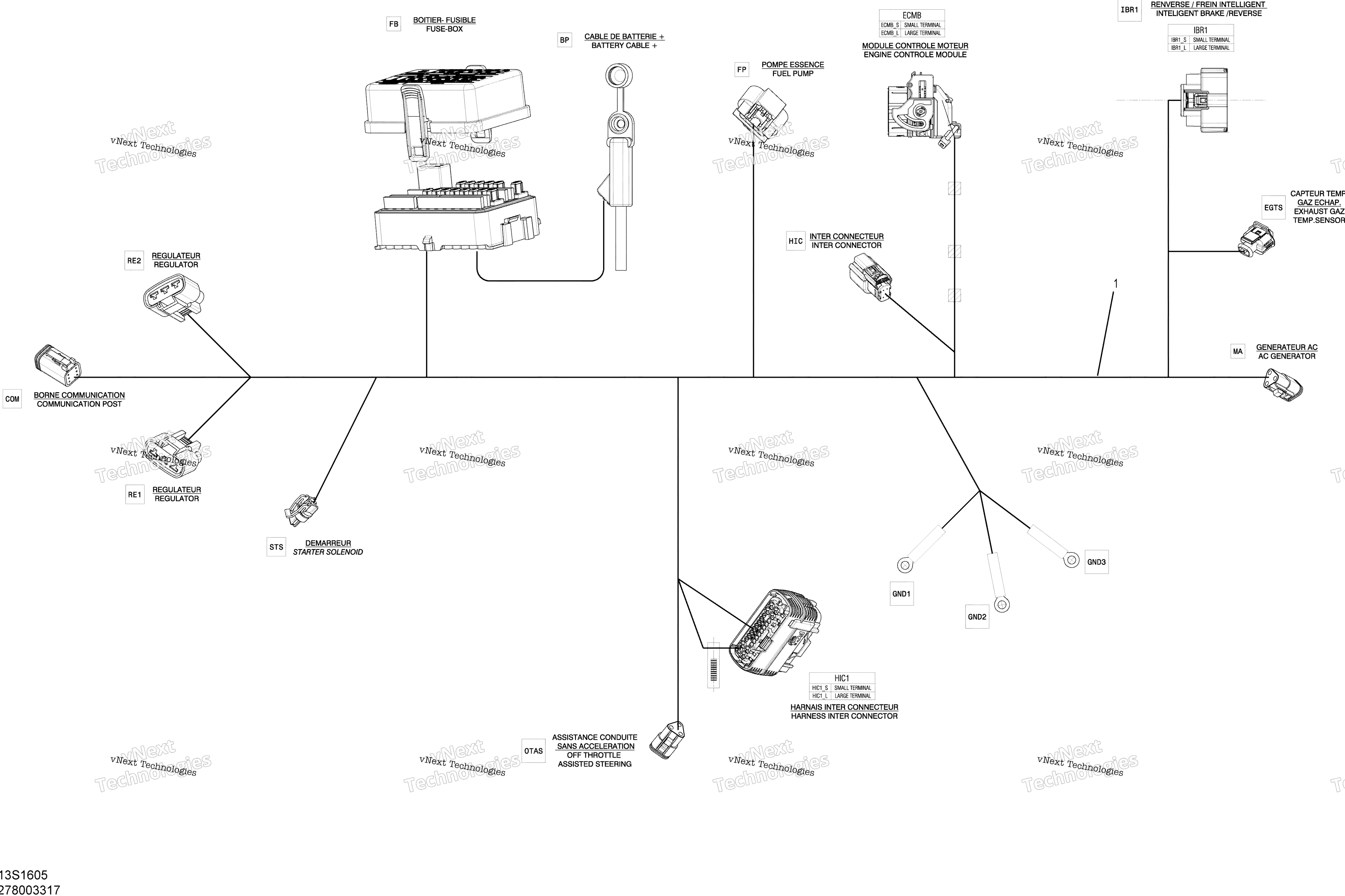 Жгут проводов - Main Harness - 278003317 (Refer To Electrical System For Model)