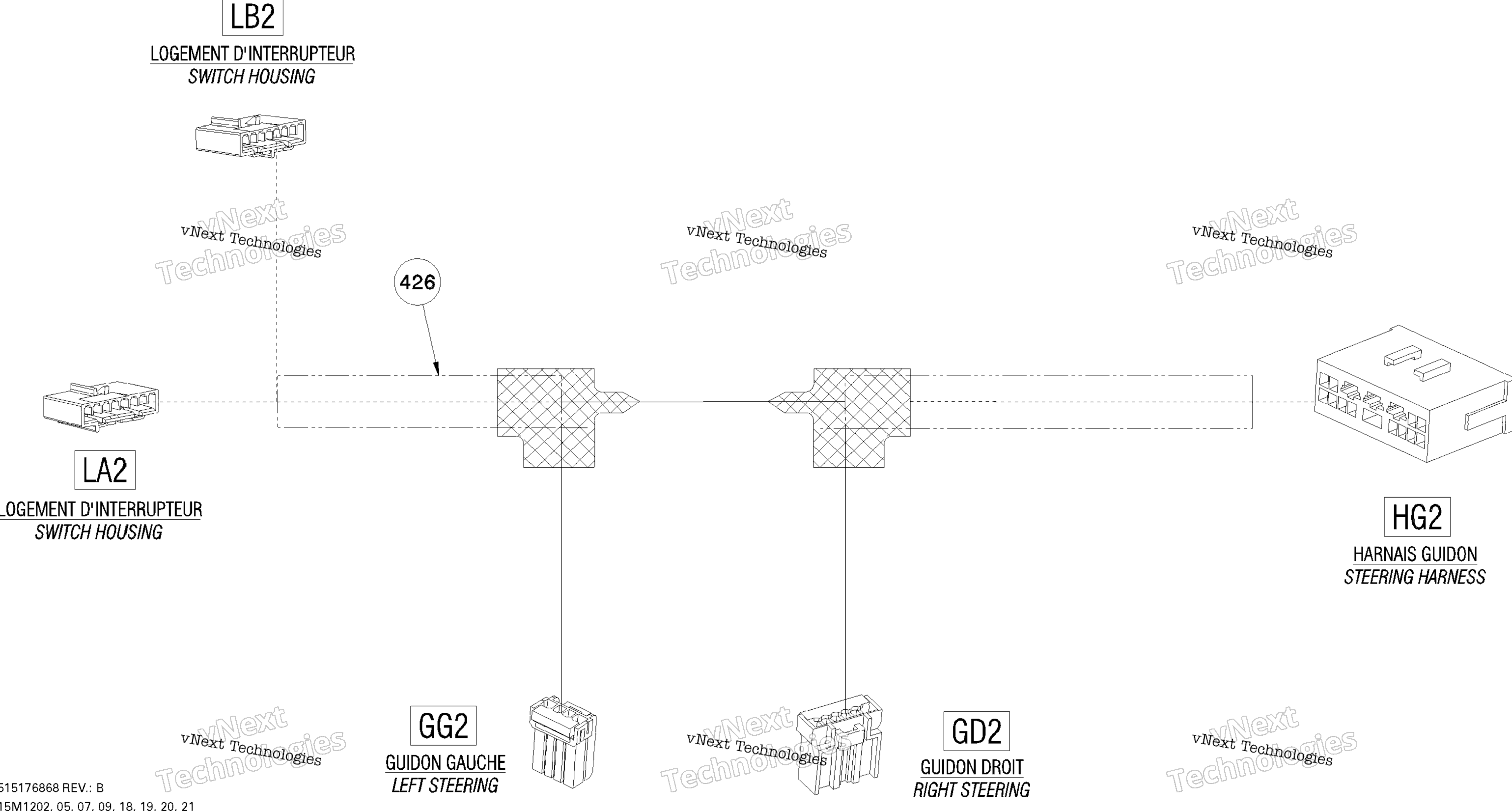 Рулевое управление Wiring Harness Sport, Lt