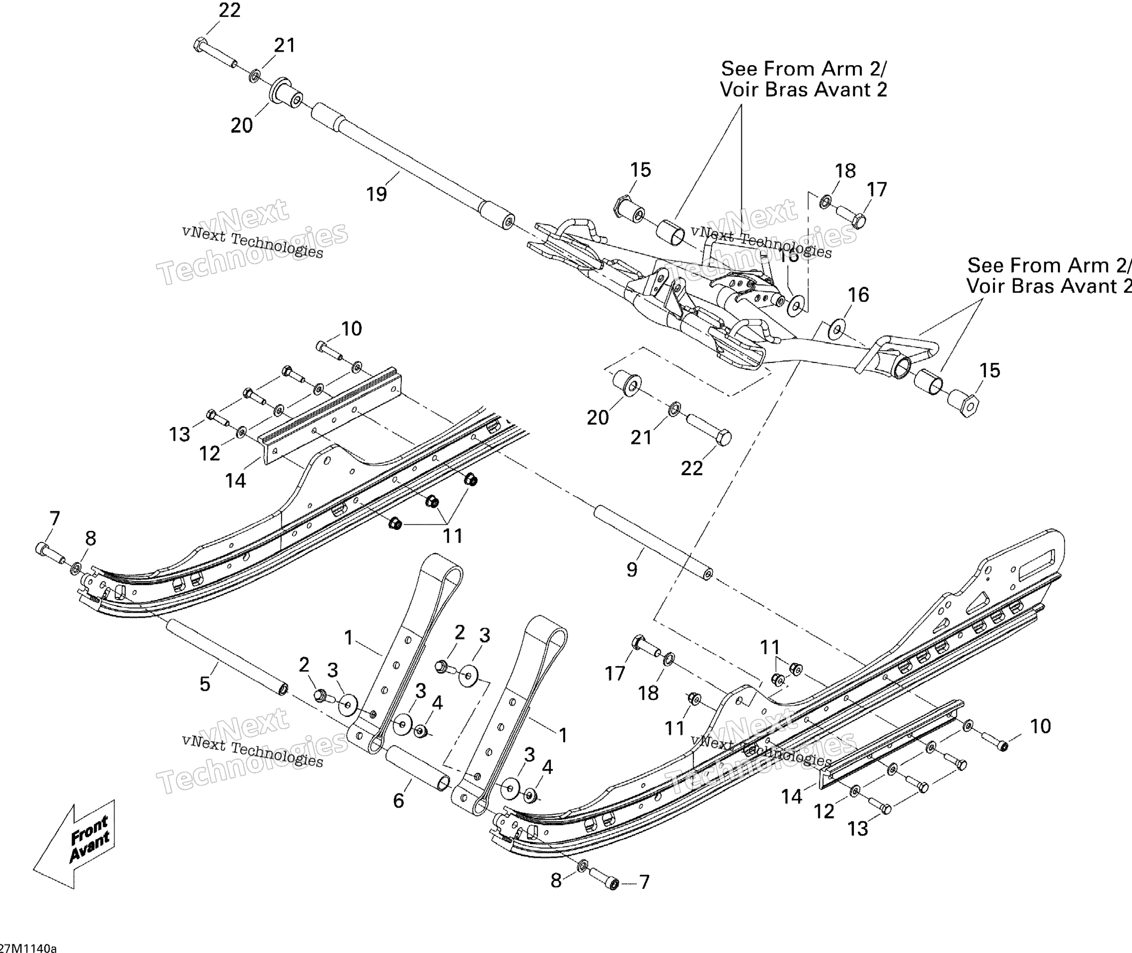 Передняя часть Arm 1