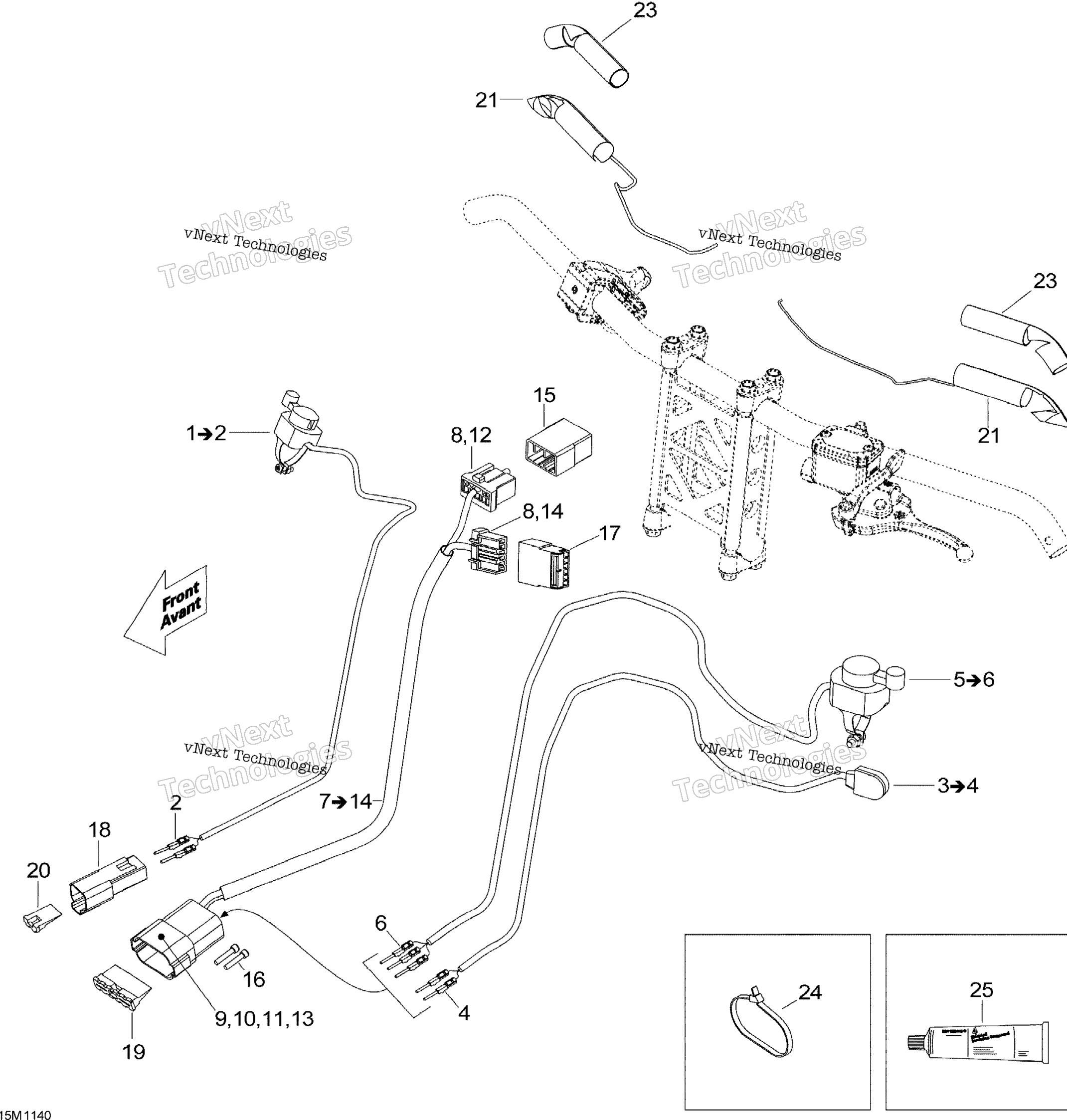 Рулевое управление Wiring Harness