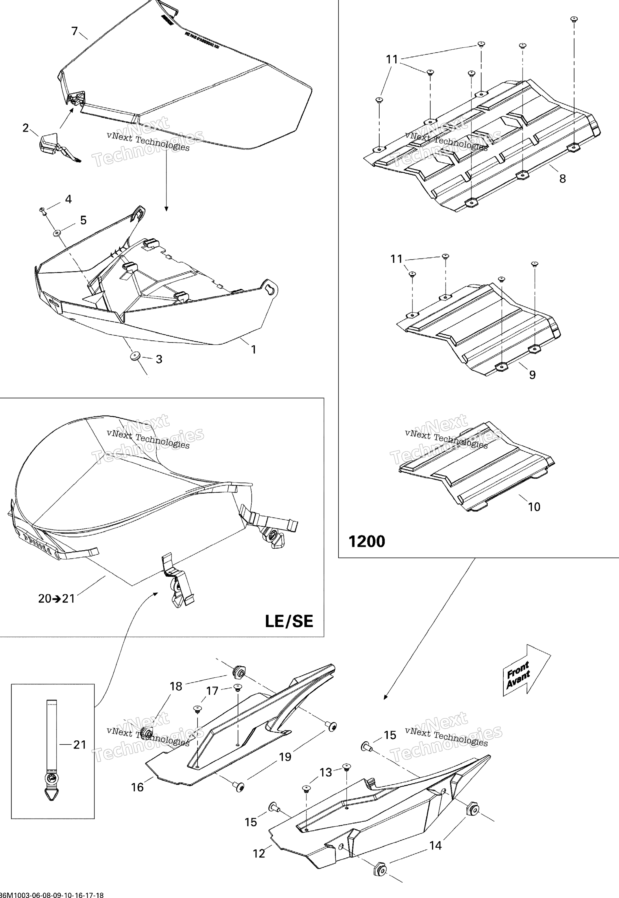 Багаж Rack 1200 Le